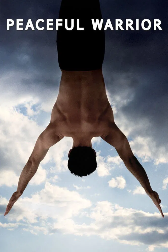 Poster chính thức của phim Phim Tâm Lý "Chiến Binh Hòa Bình" (Peaceful Warrior - 2006), với sự tham gia của diễn viên Scott Mechlowicz và Nick Nolte.