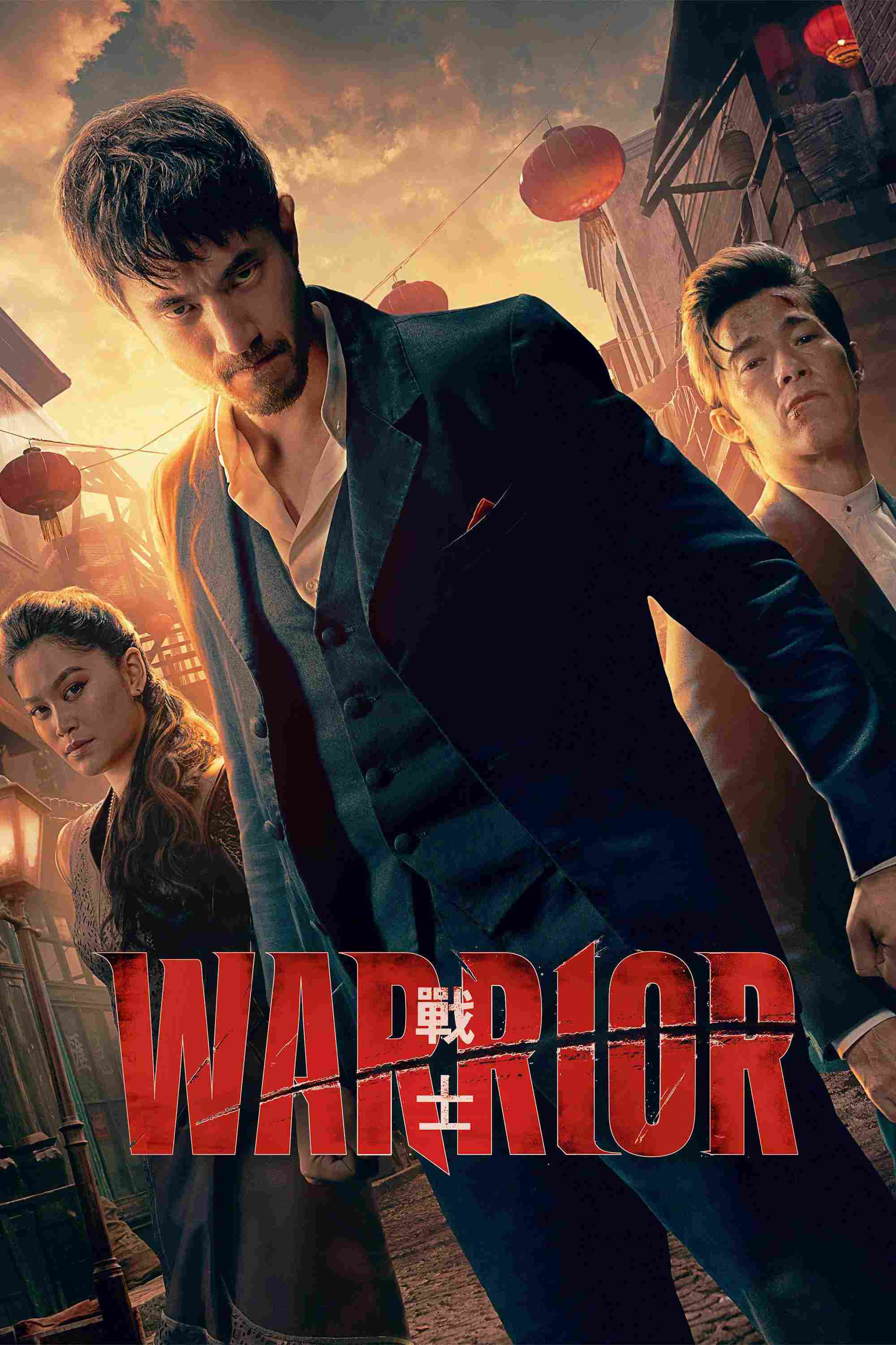 Poster chính thức của phim Phim Hình Sự, Phim Tâm Lý "Chiến Binh (Phần 2)" (Warrior - 2019), với sự tham gia của diễn viên Andrew Koji và Olivia Cheng.