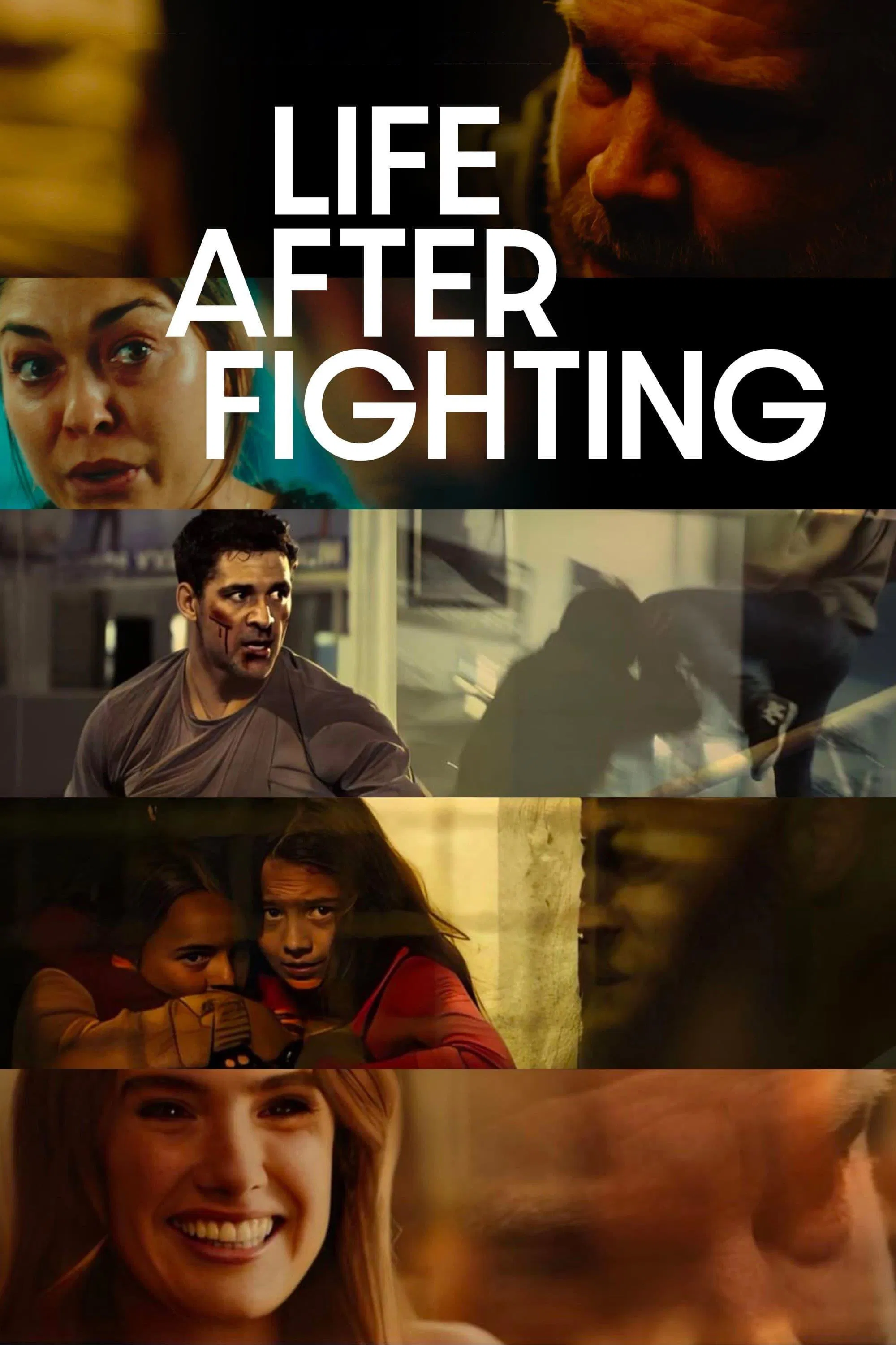Poster chính thức của phim Phim Hành Động, Phim Tâm Lý "Chiến Binh Và Công Lý" (Life After Fighting - 2024), với sự tham gia của diễn viên Bren Foster và Cassie Howarth.