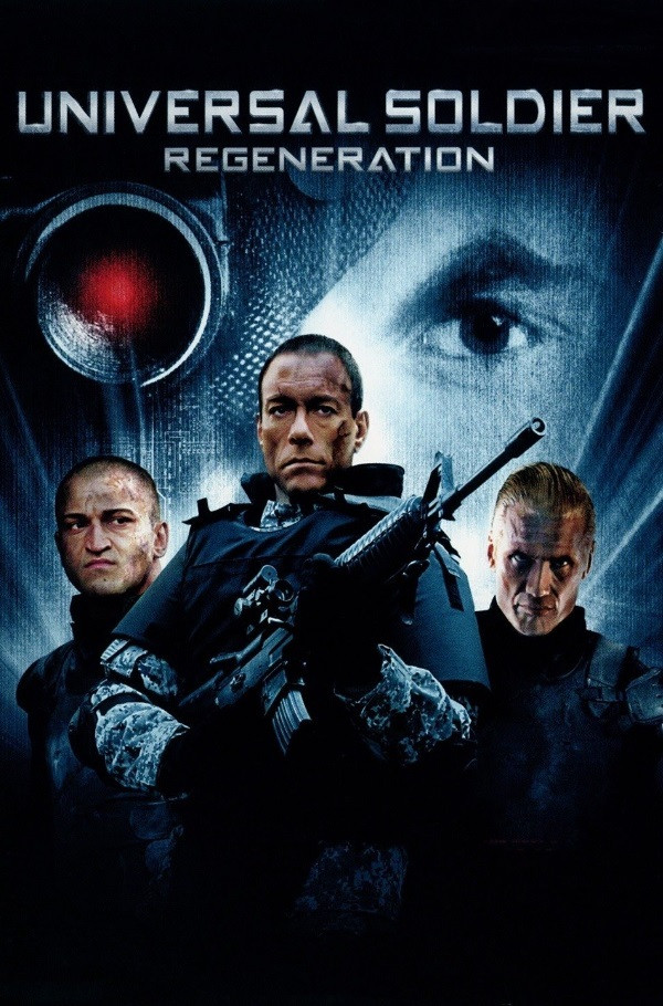Poster chính thức của phim Phim Phiêu Lưu, Phim Hành Động "Chiến Binh Vũ Trụ 3" (Universal Soldier: Regeneration - 2010), với sự tham gia của diễn viên Jean-Claude Van Damme và Dolph Lundgren.