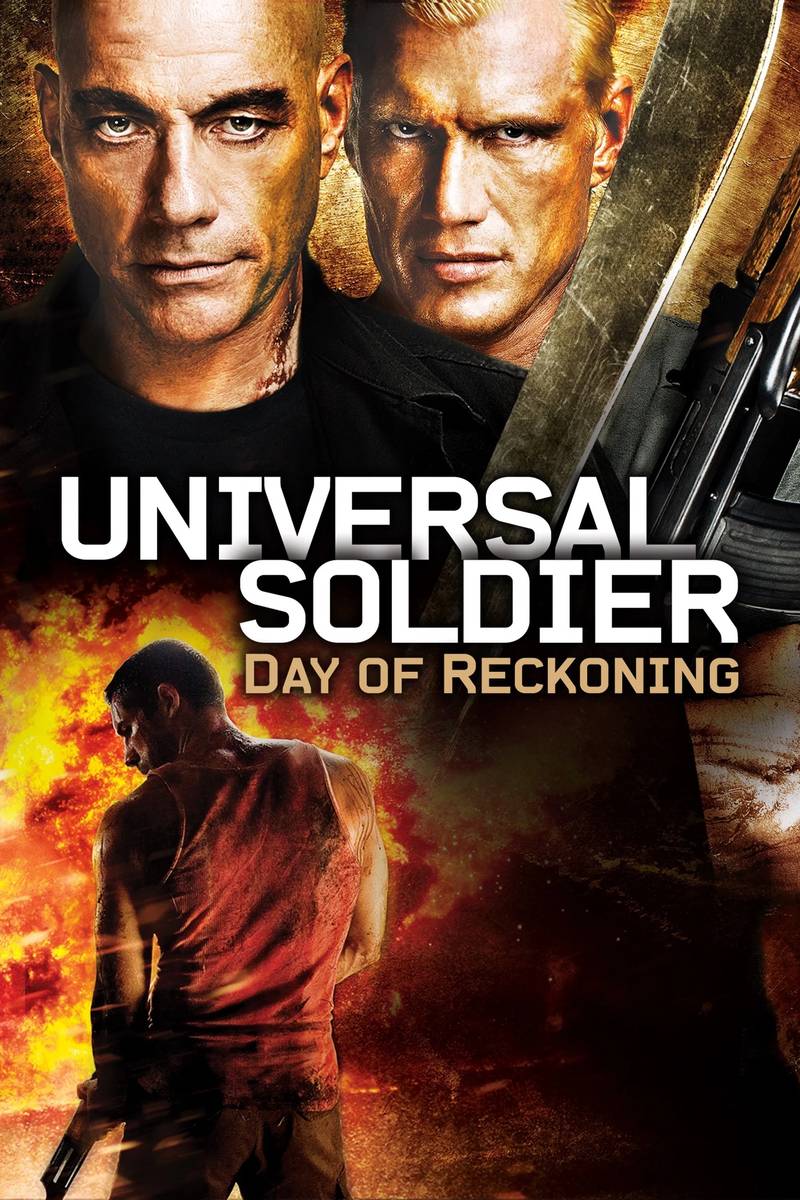 Poster chính thức của phim Phim Hành Động, Phim Viễn Tưởng "Chiến Binh Vũ Trụ: Ngày Tính Sổ" (Universal Soldier: Day of Reckoning - 2012), với sự tham gia của diễn viên Jean-Claude Van Damme và Scott Adkins.