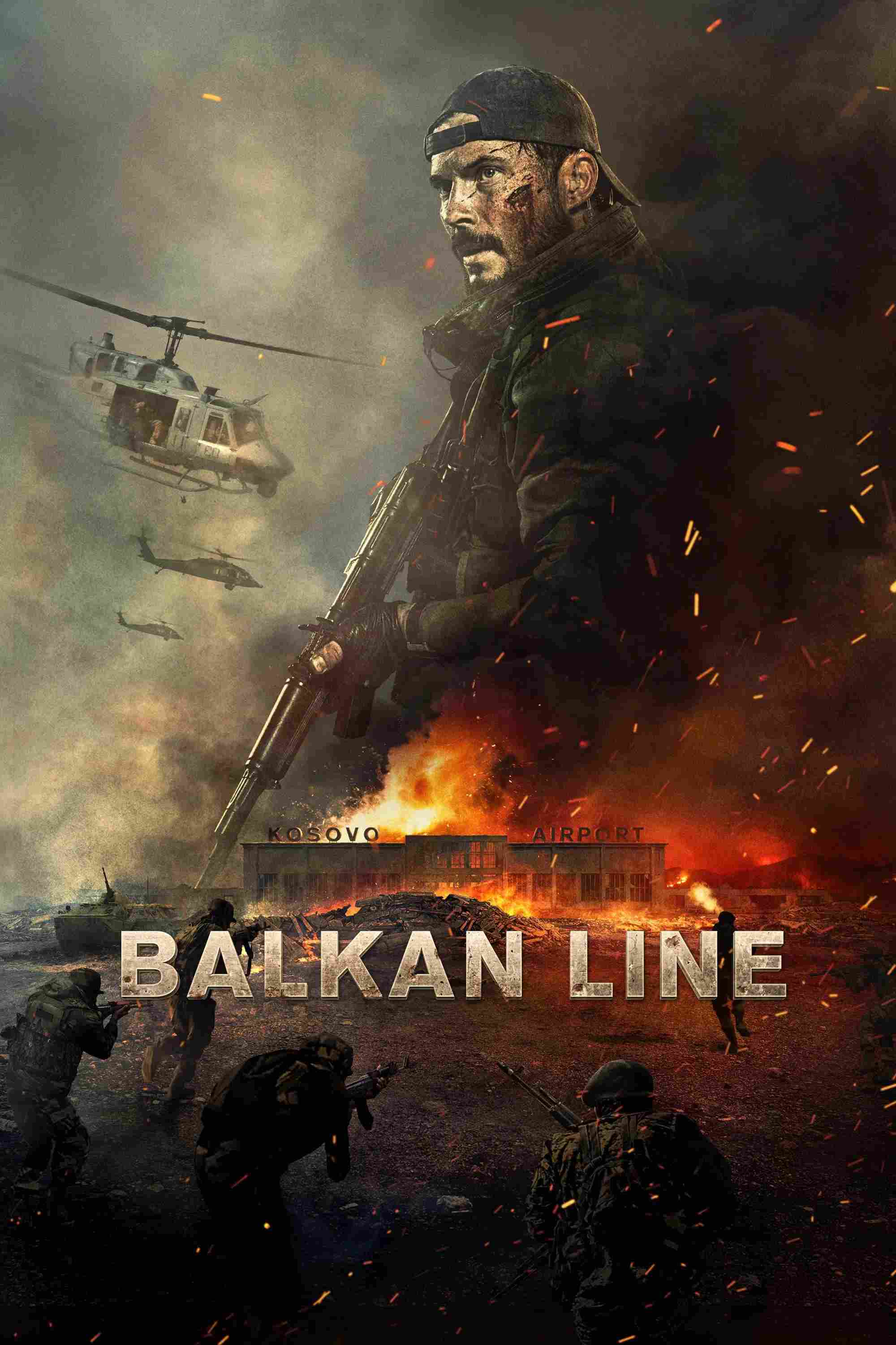 Poster chính thức của phim Phim Tâm Lý, Phim Hành Động "Chiến Dịch Balkan" (Balkan Line - 2019), với sự tham gia của diễn viên Anton Pampushnyy và Gosha Kutsenko.