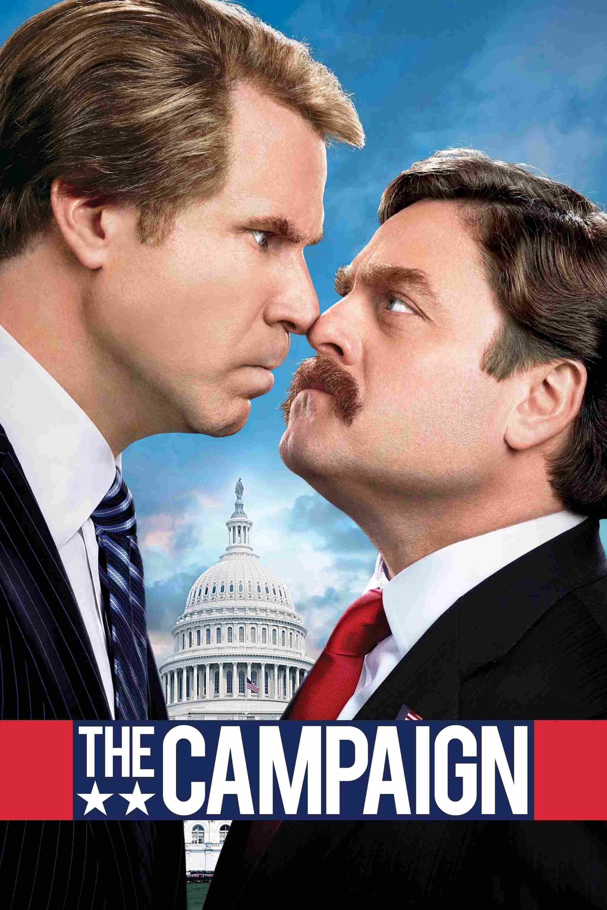 Poster chính thức của phim Phim Hài "Chiến Dịch Bầu Cử" (The Campaign - 2012), với sự tham gia của diễn viên Will Ferrell và Zach Galifianakis.