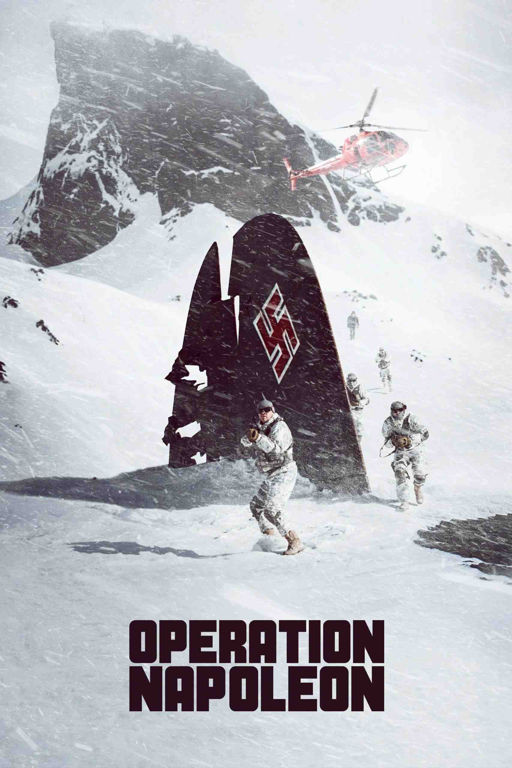 Poster chính thức của phim Phim Giật Gân "Chiến Dịch Đại Đế" (Operation Napoleon - 2023), với sự tham gia của diễn viên Vivian Ólafsdóttir và Jack Fox.