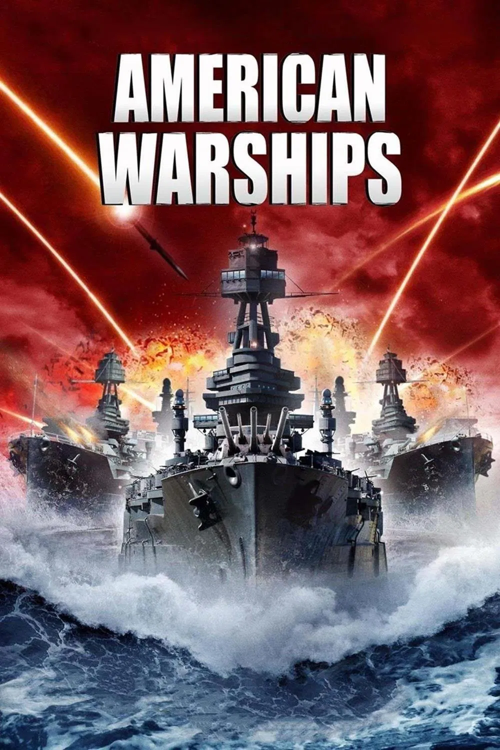 Poster chính thức của phim Phim Hành Động, Phim Giật Gân "Chiến Hạm Mỹ" (American Warships - 2012), với sự tham gia của diễn viên Mario Van Peebles và Carl Weathers.