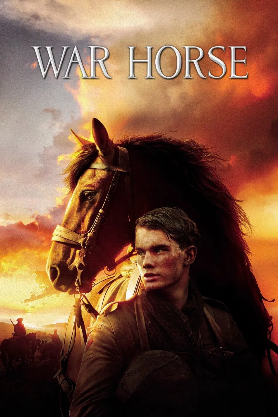 Poster chính thức của phim Phim Chiến Tranh, Phim Lịch Sử "Chiến Mã" (War Horse - 2011), với sự tham gia của diễn viên Jeremy Irvine và Peter Mullan.