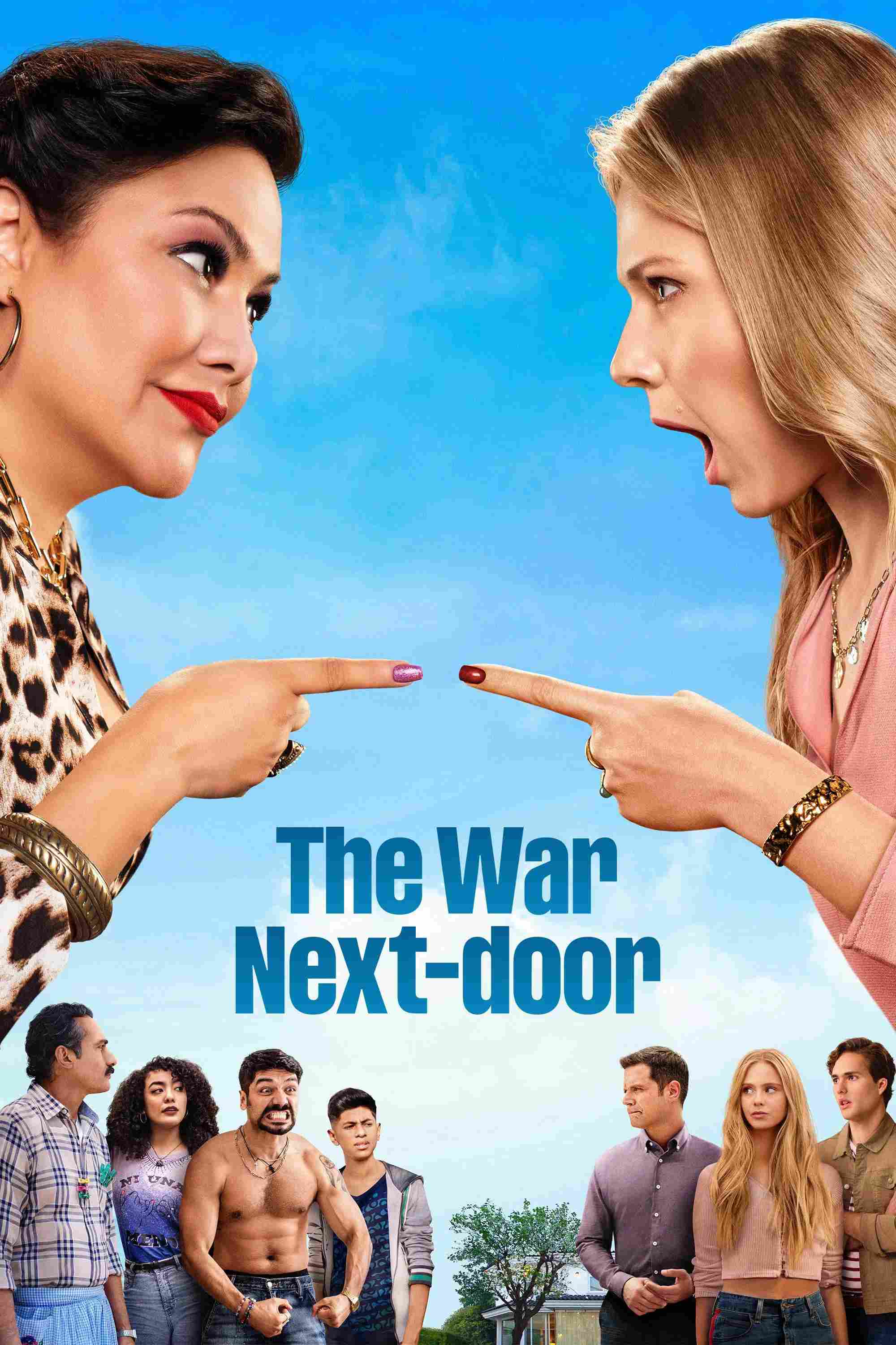 Poster chính thức của phim Phim Hài "Chiến Tranh Hàng Xóm" (The War Next-door - 2021), với sự tham gia của diễn viên Luz Aldán.