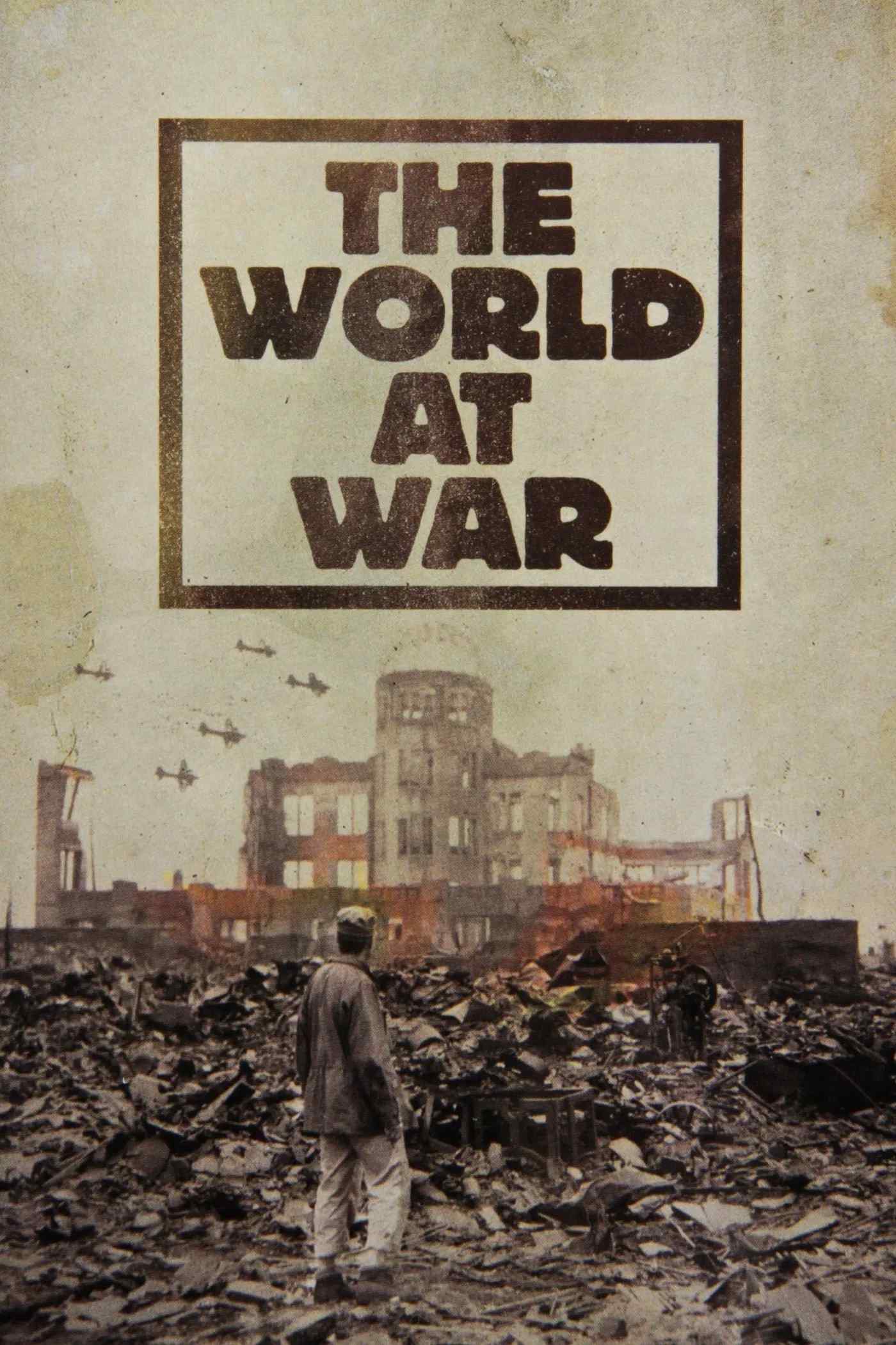 Poster chính thức của phim Phim Tài Liệu, Phim Chiến Tranh & Chính Trị "Chiến Tranh Thế Giới" (The World at War - 1973), với sự tham gia của diễn viên Laurence Olivier.