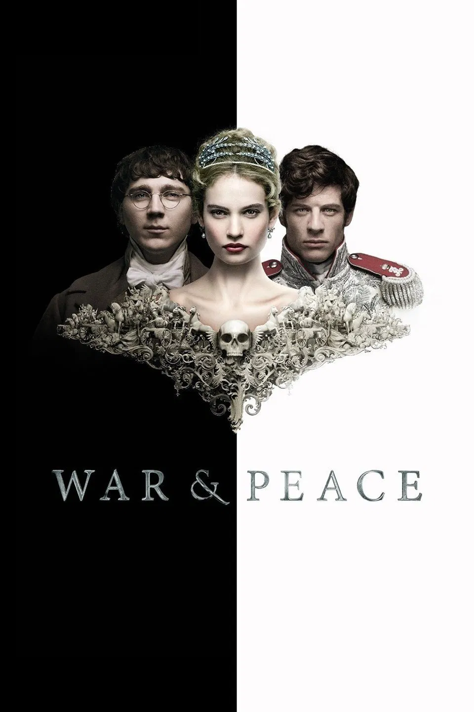 Poster chính thức của phim Phim Tâm Lý "Chiến Tranh Và Hòa Bình" (War and Peace - 2016), với sự tham gia của diễn viên Paul Dano và Lily James.