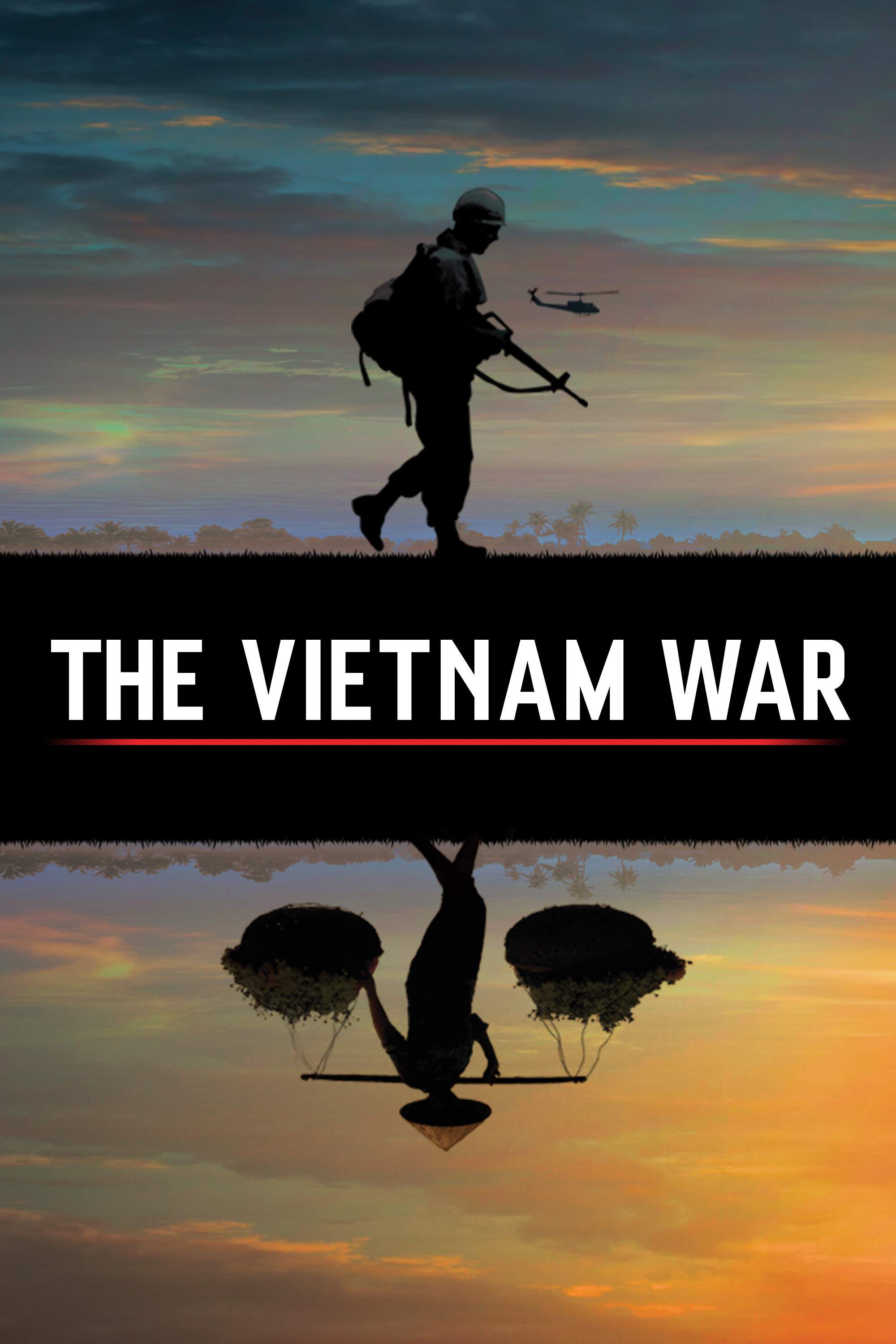 Poster chính thức của phim Phim Tài Liệu, Phim Chiến Tranh & Chính Trị "Chiến Tranh Việt Nam" (The Vietnam War - 2017), với sự tham gia của diễn viên Peter Coyote.