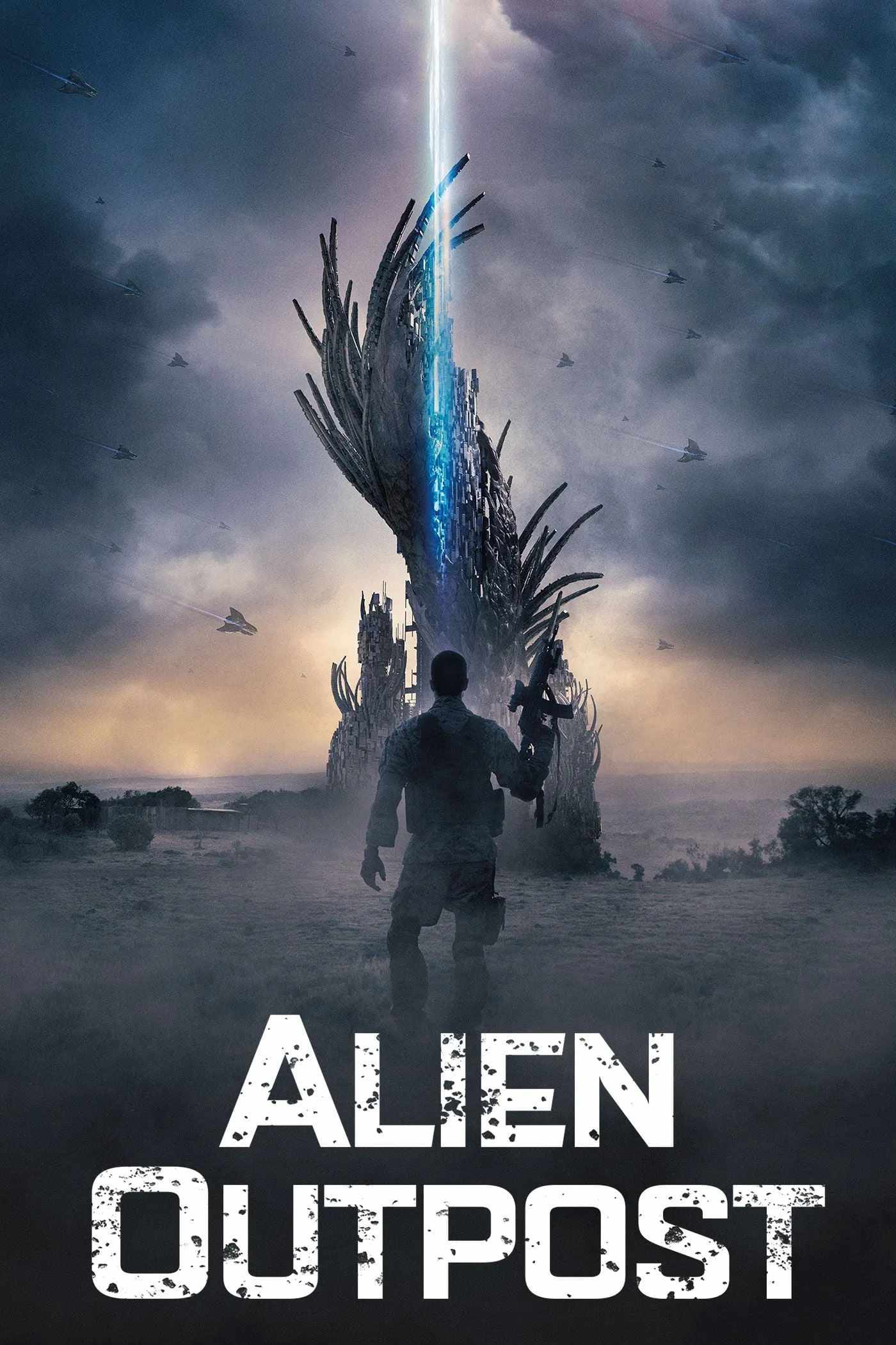 Poster chính thức của phim Phim Giật Gân, Phim Hành Động "Chiến Tuyến 37" (Alien Outpost - 2014), với sự tham gia của diễn viên Joe Reegan và Matthew Holmes.
