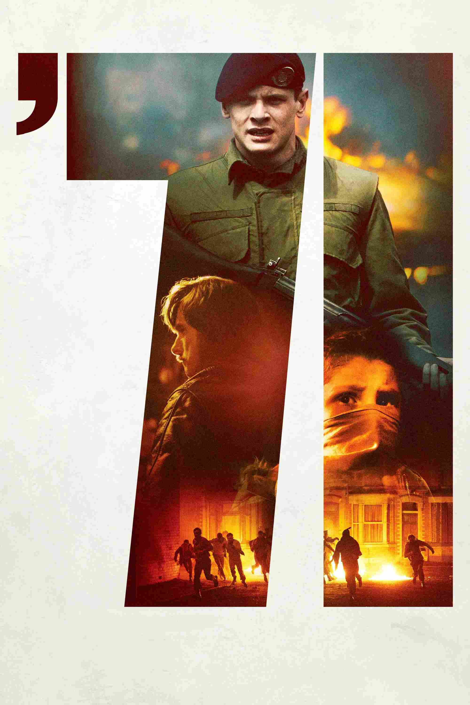 Poster chính thức của phim Phim Giật Gân, Phim Hành Động "Chiến Tuyến '71" ('71 - 2014), với sự tham gia của diễn viên Jack O'Connell và Sean Harris.
