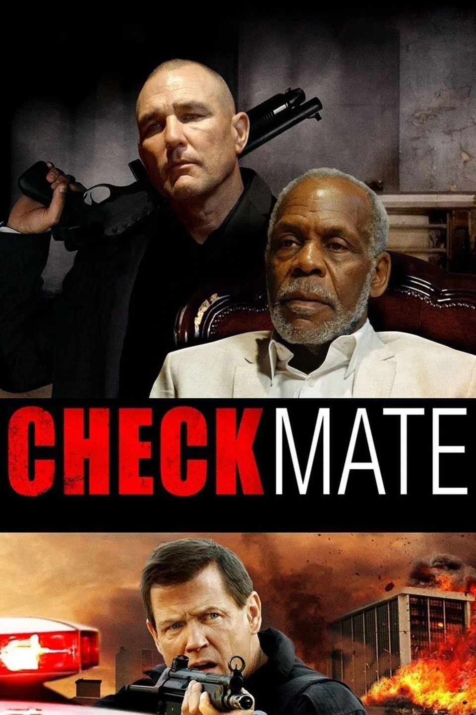 Poster chính thức của phim Phim Giật Gân, Phim Hành Động "Chiếu Tướng" (Checkmate - 2015), với sự tham gia của diễn viên Danny Glover và Sean Astin.