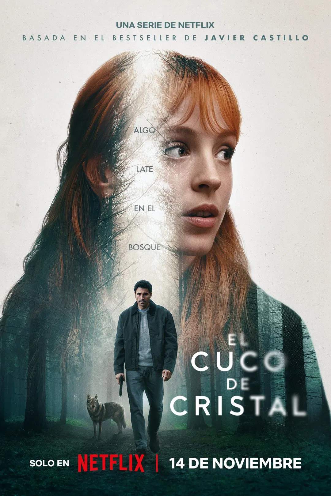 Poster chính thức của phim Phim Tâm Lý "Chim Cúc Cu Pha Lê (El cuco de cristal)" (The Crystal Cuckoo - 2025), với sự tham gia của diễn viên Catalina Sopelana và Itziar Ituño.