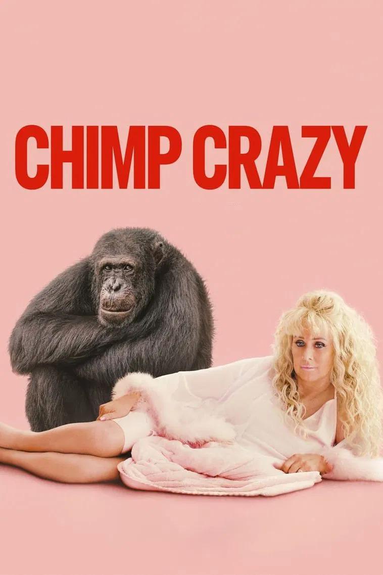 Poster chính thức của phim Phim Tài Liệu "Chimp Crazy" (Chimp Crazy - 2024), với sự tham gia của diễn viên Alan Cumming và Eric Goode.