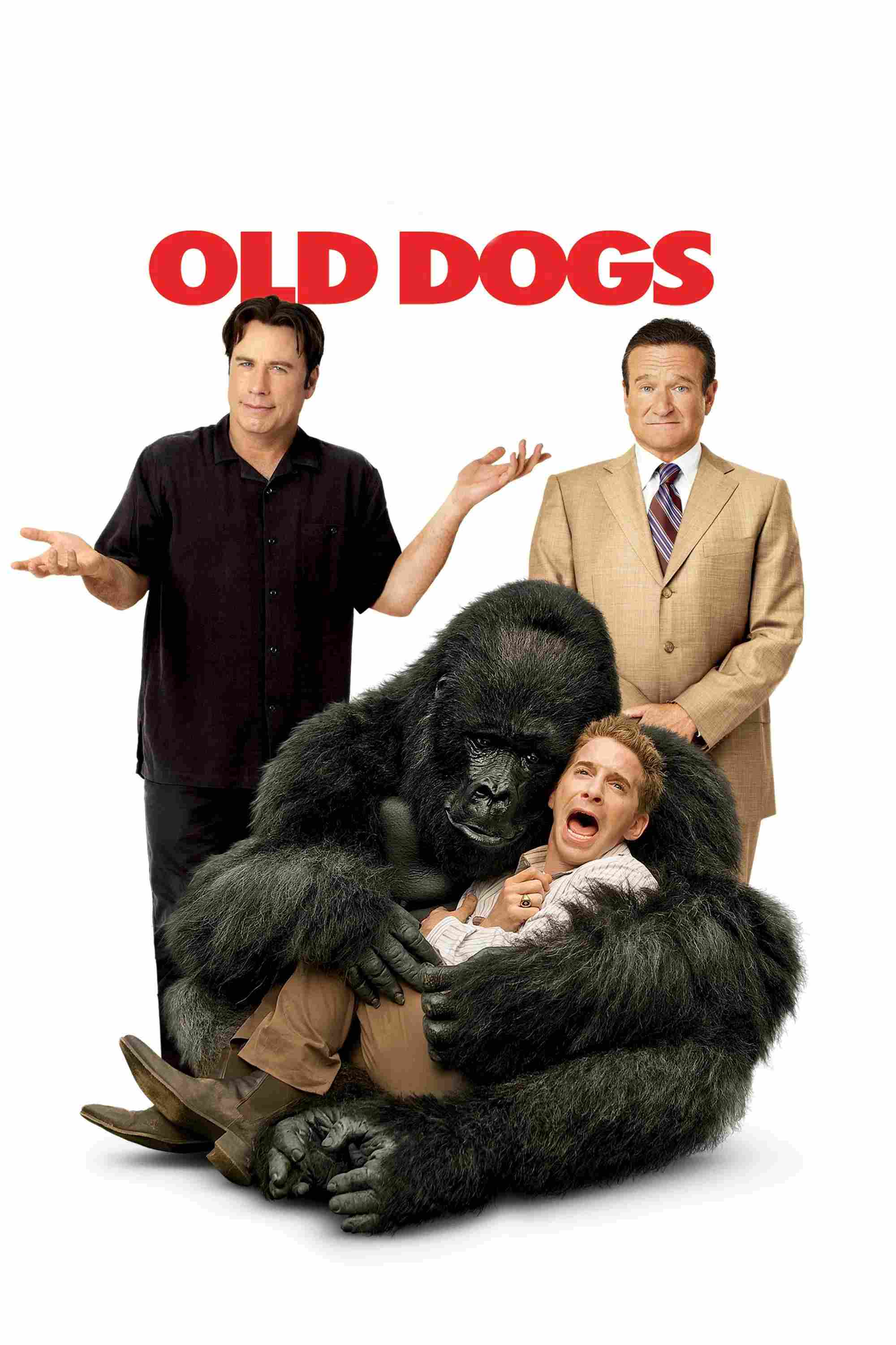 Poster chính thức của phim Phim Hài, Phim Gia Đình "Chó Già" (Old Dogs - 2009), với sự tham gia của diễn viên John Travolta và Robin Williams.