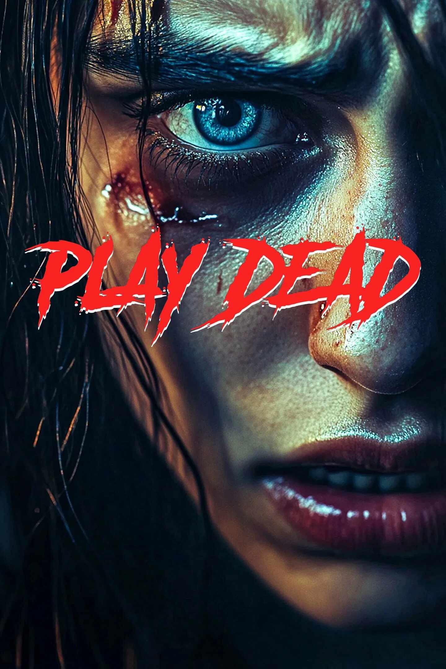 Poster chính thức của phim Phim Kinh Dị "Chơi chết" (Play Dead - 2025), với sự tham gia của diễn viên Paula Brasca và Catalina Motto.