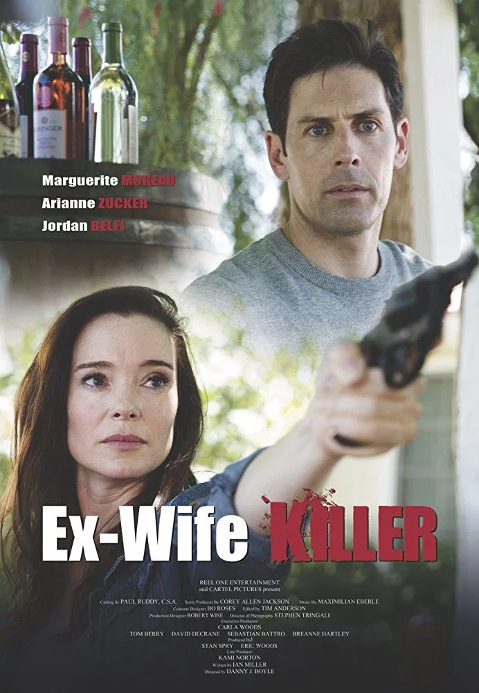 Poster chính thức của phim Phim Truyền Hình, Phim Giật Gân "Chồng Cũ" (Ex-Wife Killer - 2017), với sự tham gia của diễn viên Marguerite Moreau và Jordan Belfi.