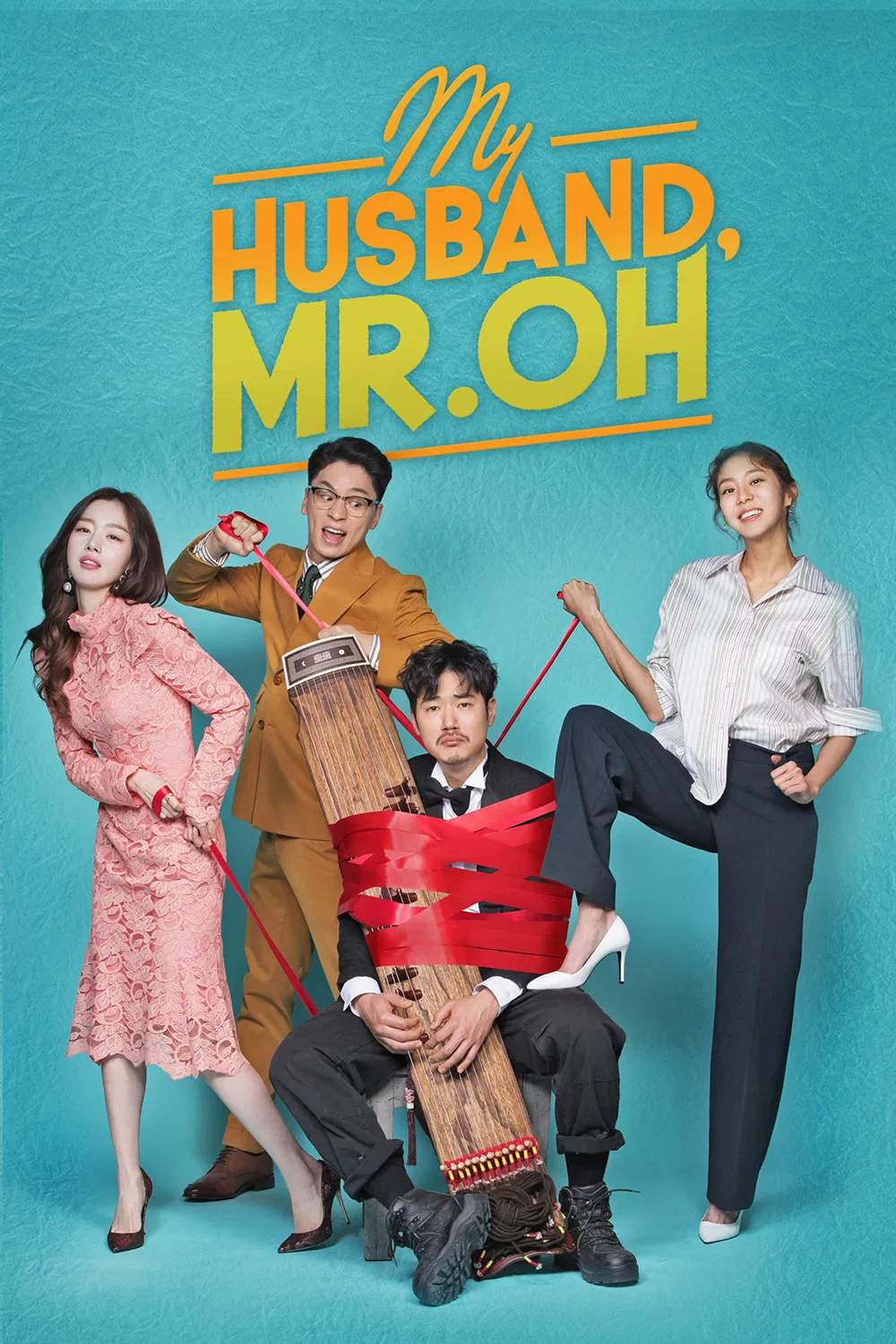 Poster chính thức của phim Phim Tâm Lý "Chồng Tôi Là Oh Jak Doo" (My Husband, Mr. Oh! - 2018), với sự tham gia của diễn viên Kim Kang-woo và Uee.