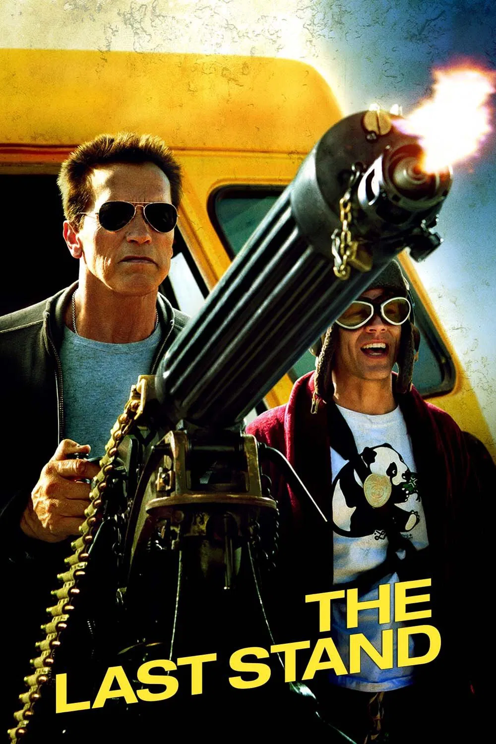 Poster chính thức của phim Phim Hành Động, Phim Hình Sự "Chốt Chặn Cuối Cùng" (The Last Stand - 2013), với sự tham gia của diễn viên Arnold Schwarzenegger và Johnny Knoxville.