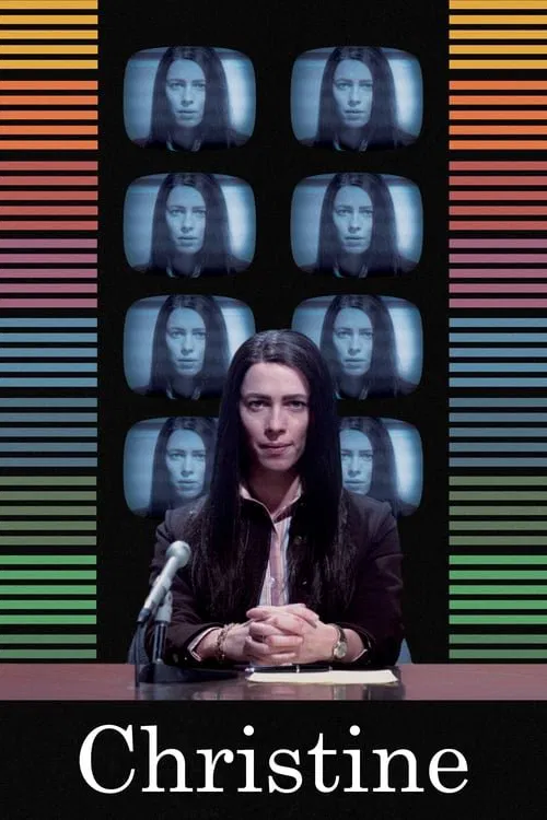 Poster chính thức của phim Phim Tâm Lý "Christine - Bi kịch trên sóng truyền hình" (Christine - 2016), với sự tham gia của diễn viên Rebecca Hall và Michael C. Hall.