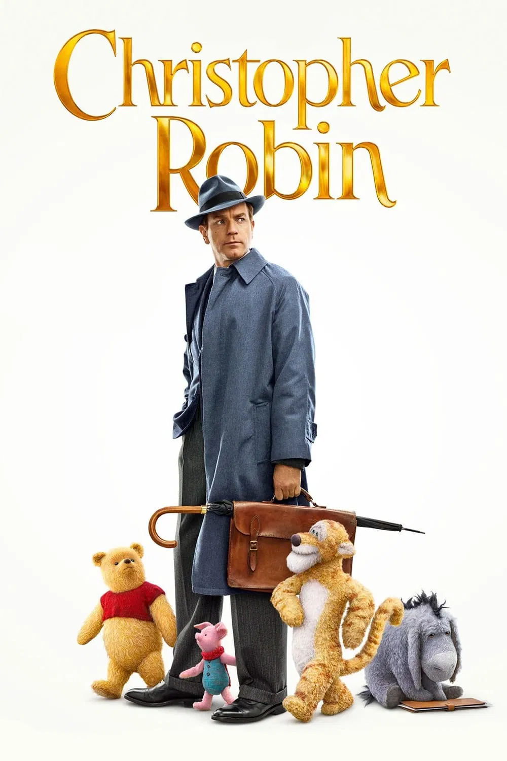 Poster chính thức của phim Phim Phiêu Lưu, Phim Hài "Christopher Robin" (Christopher Robin - 2018), với sự tham gia của diễn viên Ewan McGregor và Hayley Atwell.