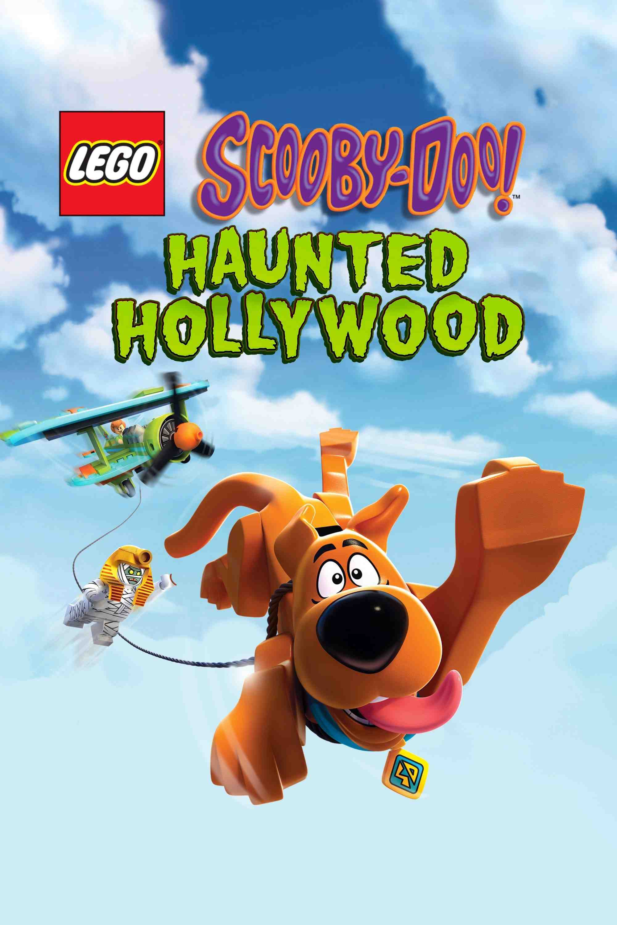Poster chính thức của phim Phim Hoạt Hình, Phim Gia Đình "Chú Chó Scooby-Doo: Bóng Ma Hollywood" (LEGO Scooby-Doo! Haunted Hollywood - 2016), với sự tham gia của diễn viên Frank Welker và Grey DeLisle.