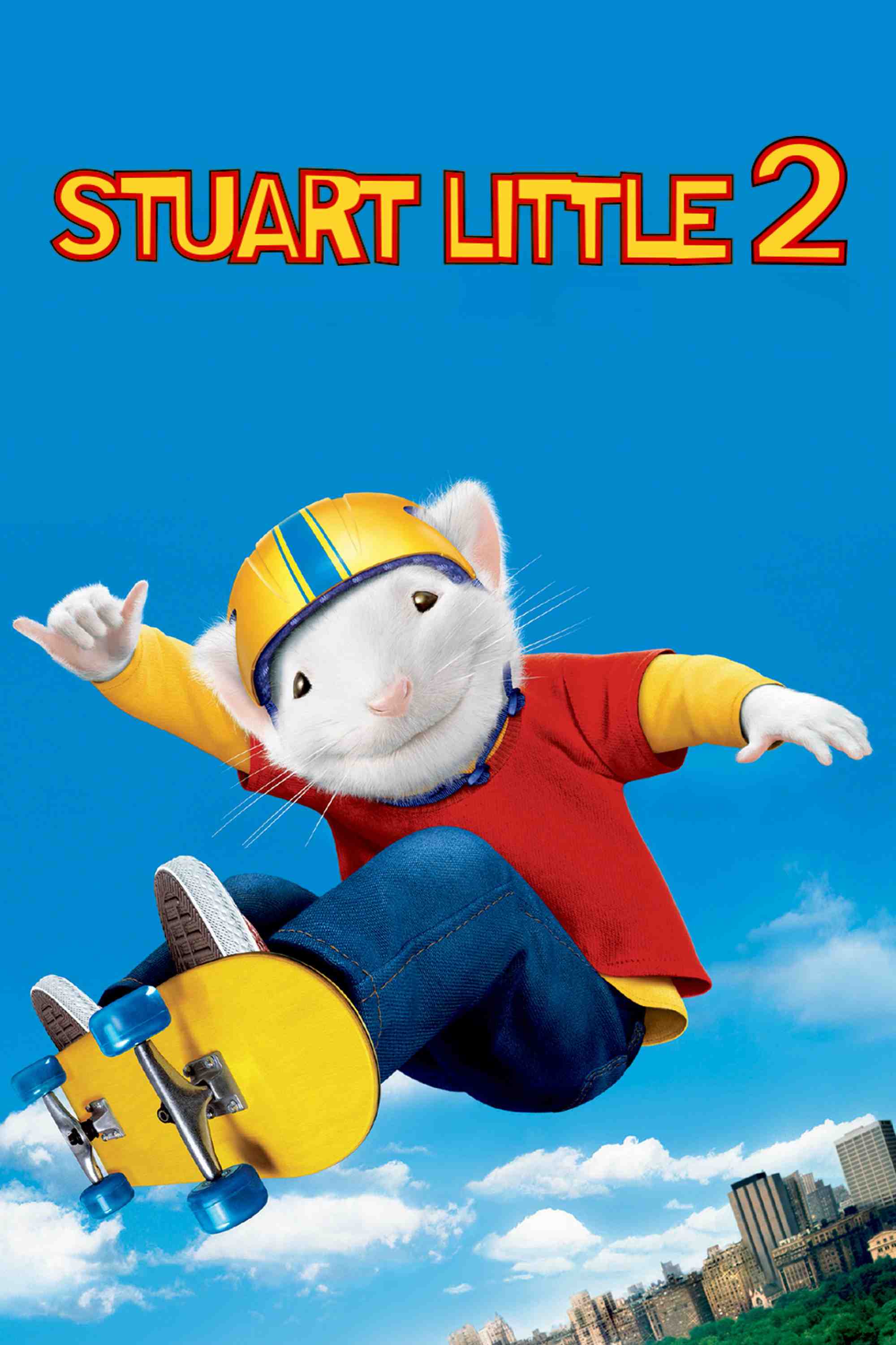Poster chính thức của phim Phim Gia Đình, Phim Phiêu Lưu "Chú Chuột Siêu Quậy 2" (Stuart Little 2 - 2002), với sự tham gia của diễn viên Michael J. Fox và Geena Davis.