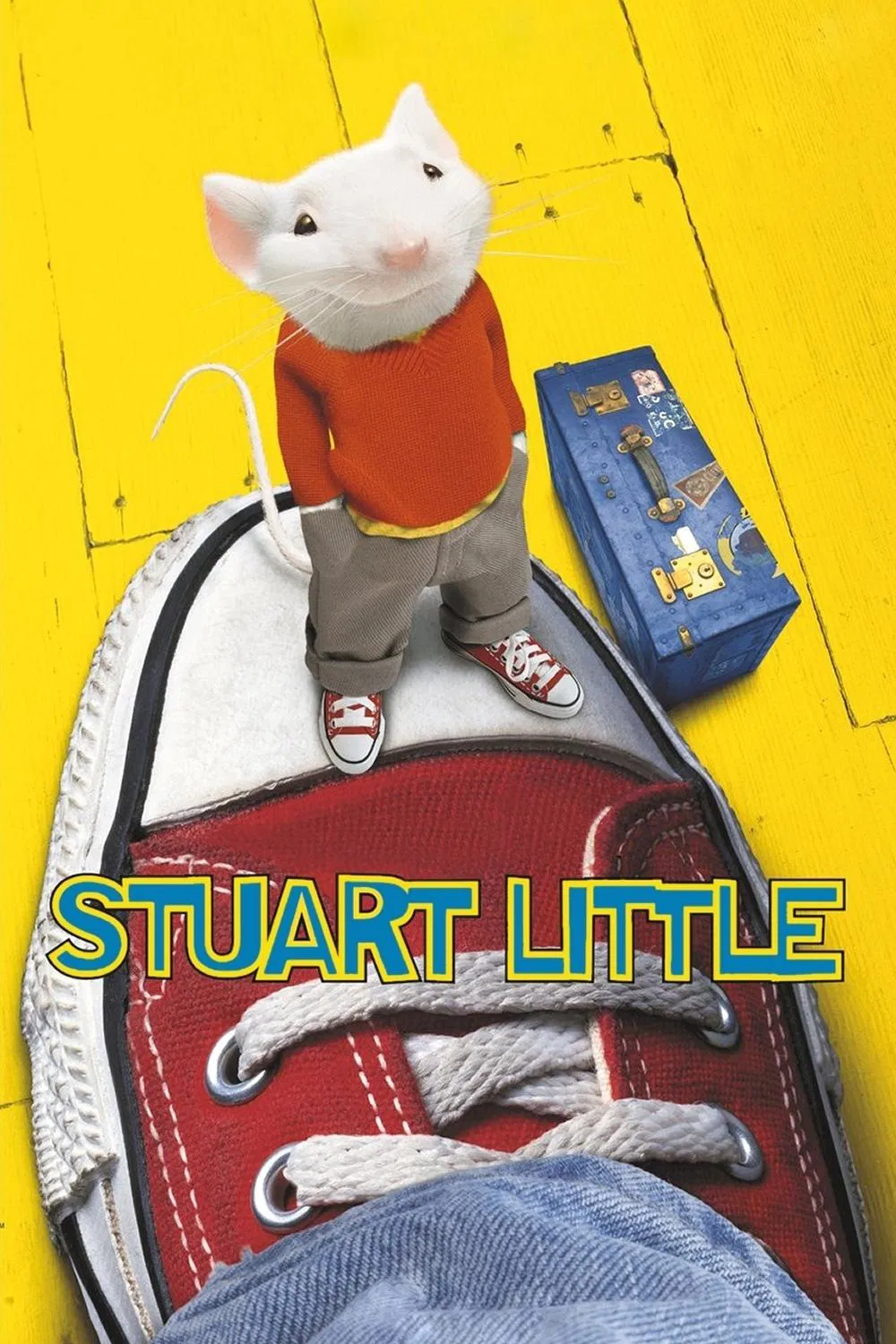Poster chính thức của phim Phim Gia Đình, Phim Giả Tượng "Chú Chuột Siêu Quậy" (Stuart Little - 1999), với sự tham gia của diễn viên Michael J. Fox và Geena Davis.