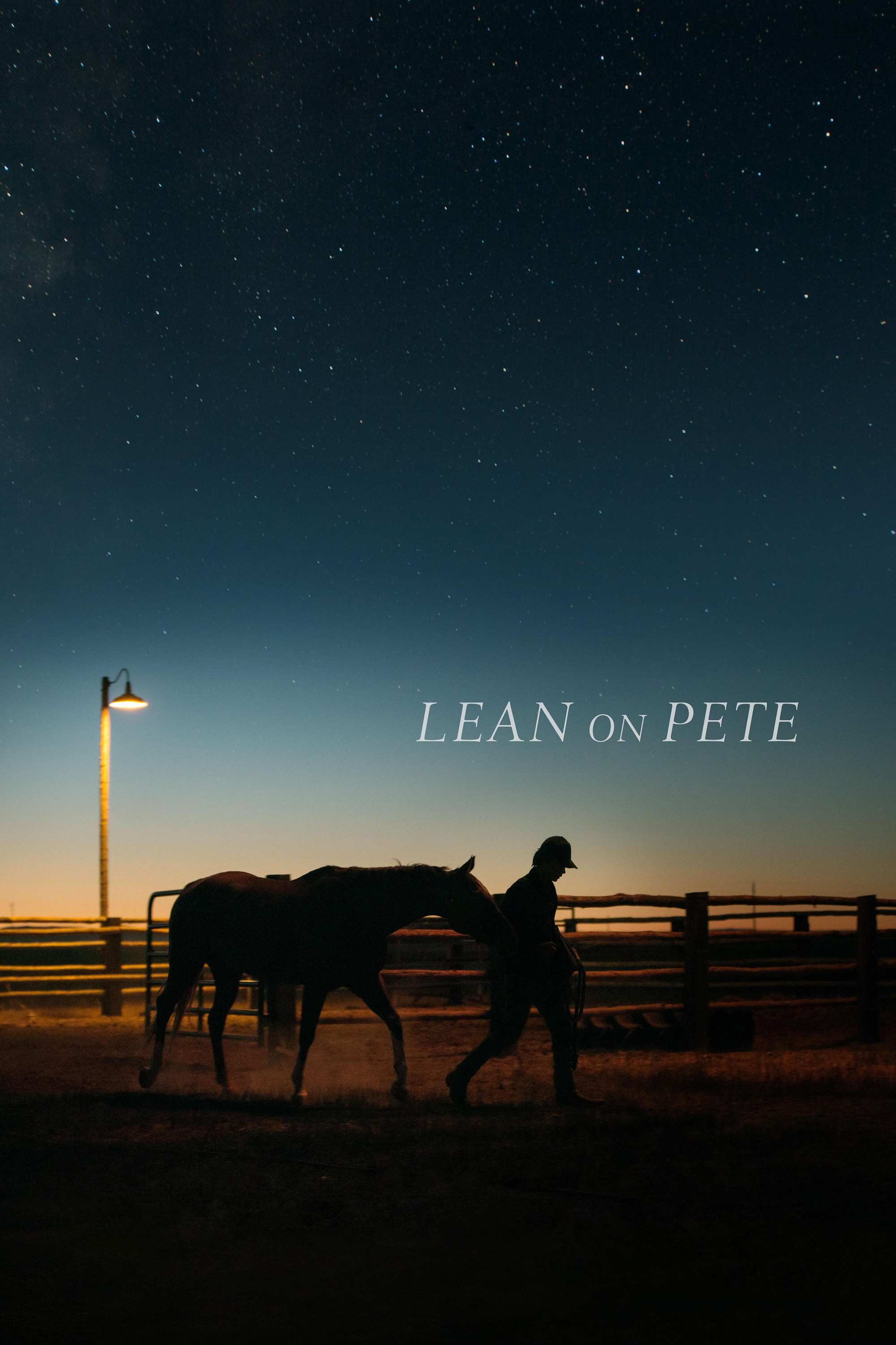 Poster chính thức của phim Phim Tâm Lý, Phim Phiêu Lưu "Chú Ngựa Già" (Lean on Pete - 2018), với sự tham gia của diễn viên Charlie Plummer và Amy Seimetz.