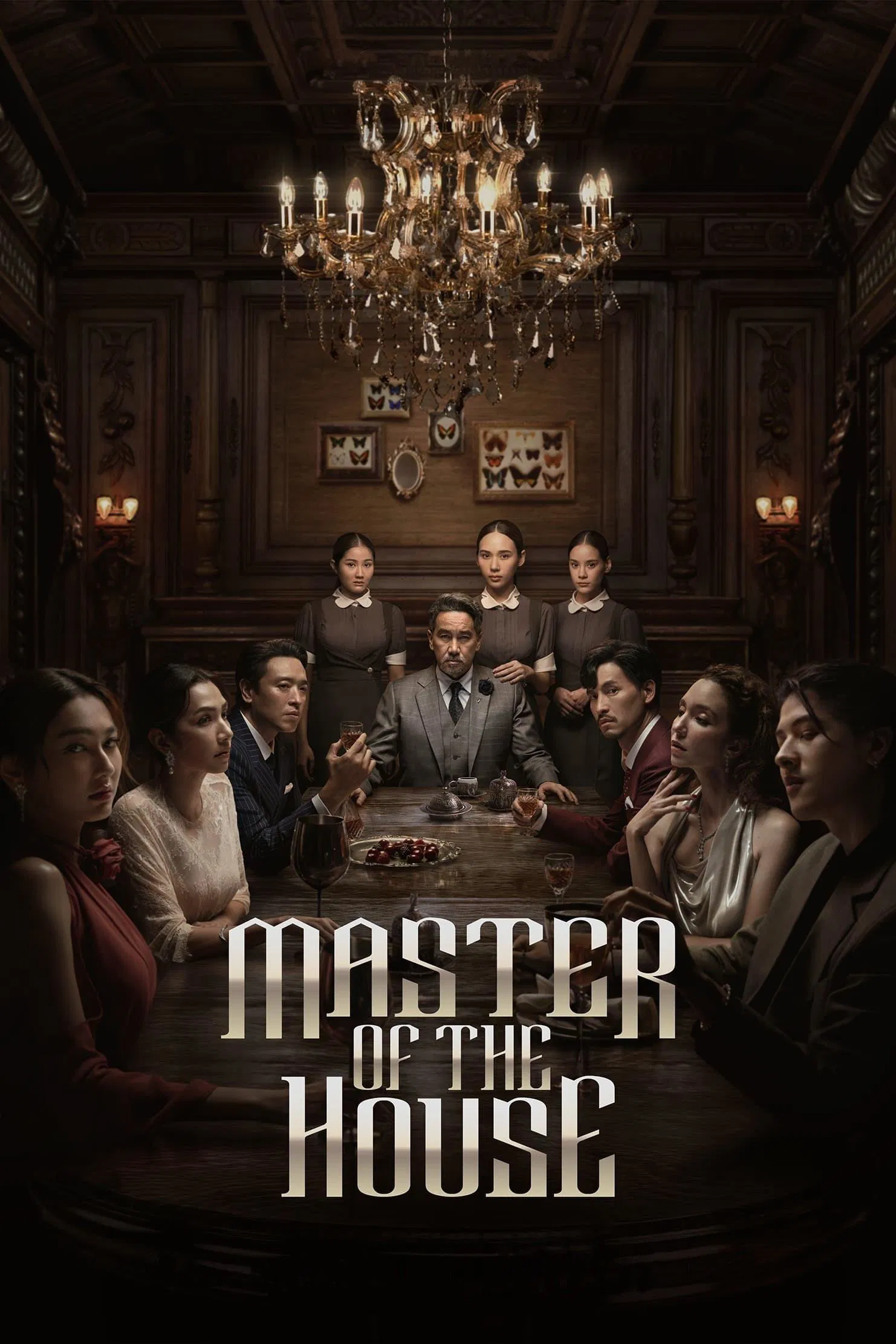 Poster chính thức của phim Phim Tâm Lý, Phim Bí Ẩn "Chủ nhà" (Master of the House - 2024), với sự tham gia của diễn viên Narilya Gulmongkolpech và Teerapong Liaorakwong.