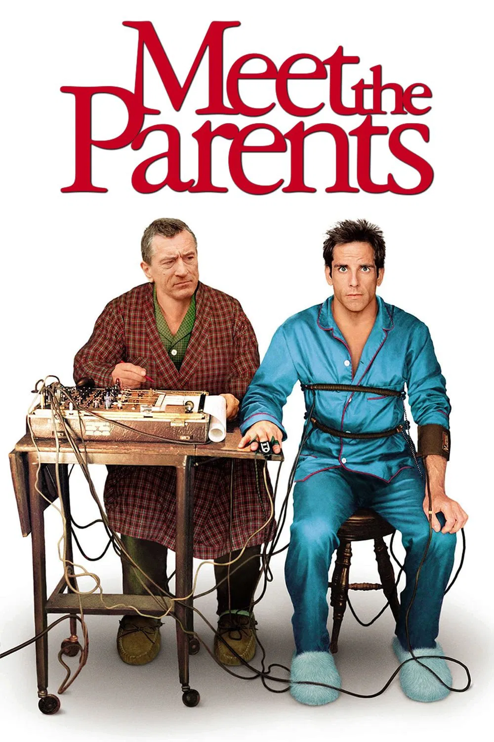 Poster chính thức của phim Phim Hài, Phim Tình Cảm "Chú Rể Trình Làng" (Meet the Parents - 2000), với sự tham gia của diễn viên Ben Stiller và Robert De Niro.