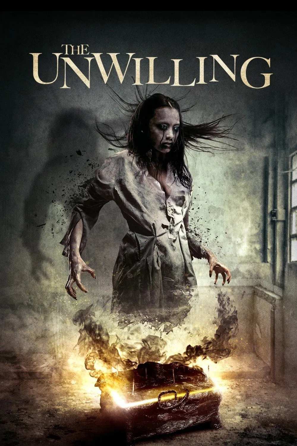 Poster chính thức của phim Phim Kinh Dị, Phim Giật Gân "Chưa Sẵn Sàng" (The Unwilling - 2017), với sự tham gia của diễn viên Dina Meyer và Jake Thomas.