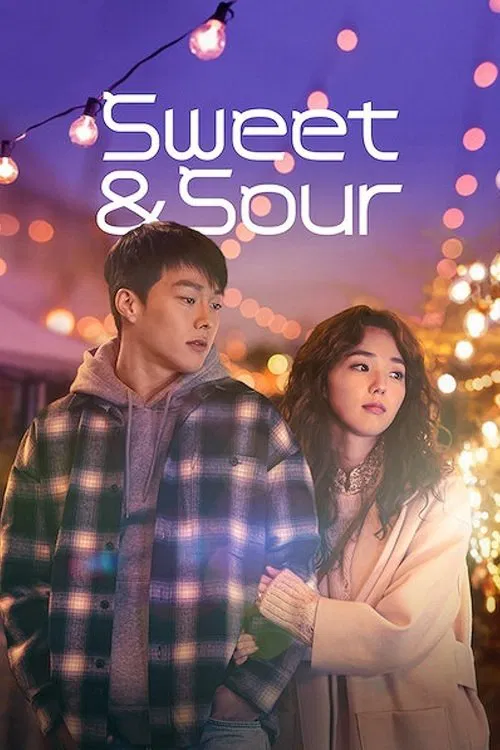 Poster chính thức của phim Phim Tâm Lý, Phim Tình Cảm "Chua Và Ngọt" (Sweet & Sour - 2021), với sự tham gia của diễn viên Jang Ki-yong và Chae Soo-bin.