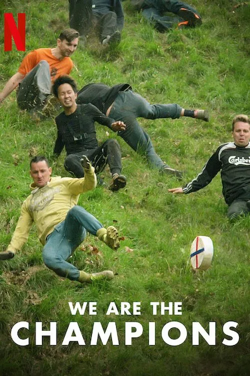 Poster chính thức của phim Phim Tài Liệu "Chúng Ta Là Nhà Vô Địch" (We Are the Champions - 2020), với sự tham gia của diễn viên Rainn Wilson.