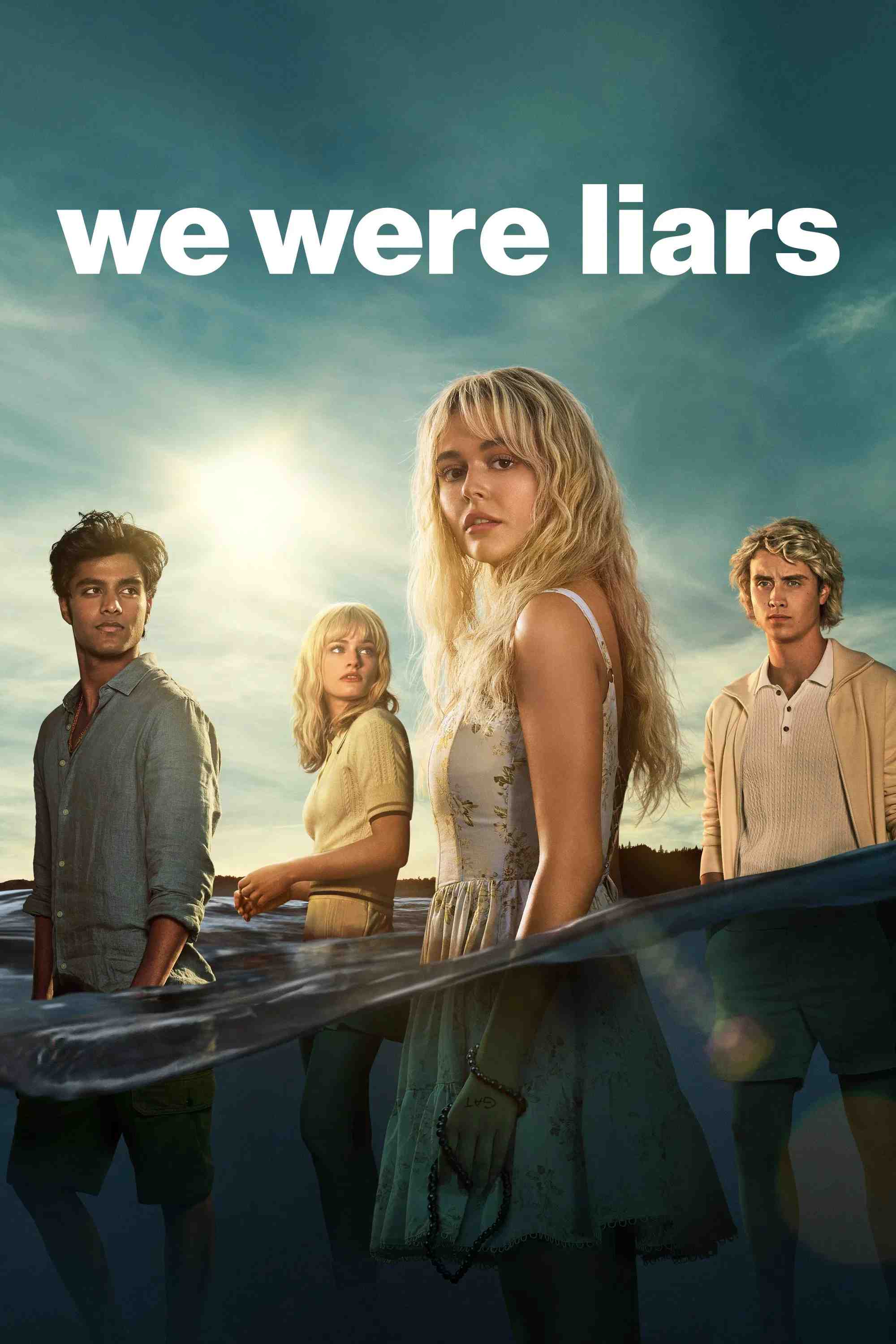 Poster chính thức của phim Phim Tâm Lý, Phim Bí Ẩn "Chúng Ta Là Những Kẻ Dối Trá" (We Were Liars - 2025), với sự tham gia của diễn viên Emily Alyn Lind và Shubham Maheshwari.