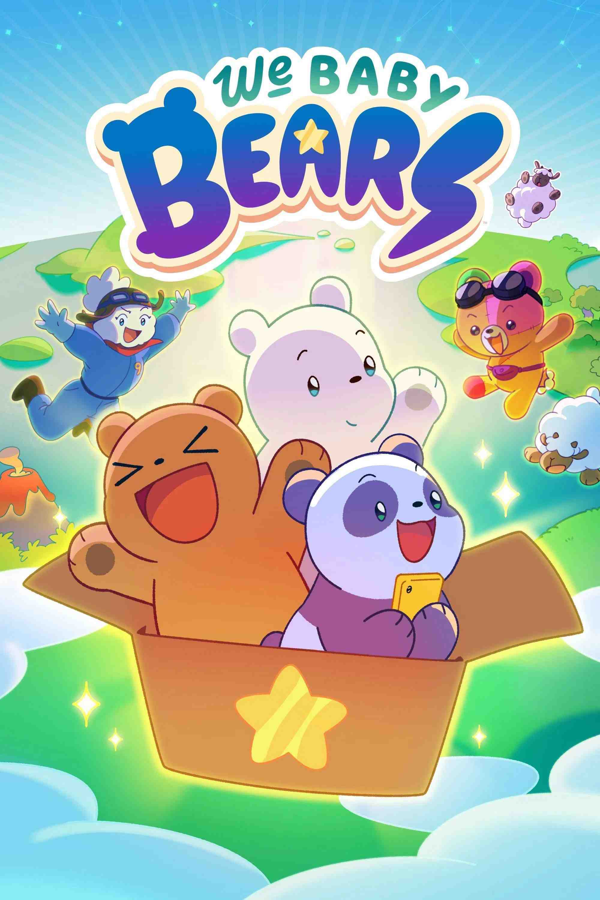 Poster chính thức của phim Phim Hoạt Hình, Phim Gia Đình "Chúng Tôi Đơn Giản Là Gấu Con (Phần 2)" (We Baby Bears - 2022), với sự tham gia của diễn viên Demetri Martin và Amari McCoy.