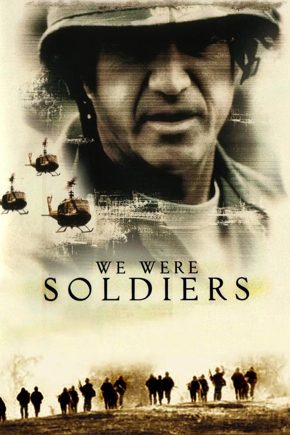 Poster chính thức của phim Phim Hành Động, Phim Lịch Sử "Chúng Tôi Từng Là Lính" (We Were Soldiers - 2002), với sự tham gia của diễn viên Mel Gibson và Madeleine Stowe.