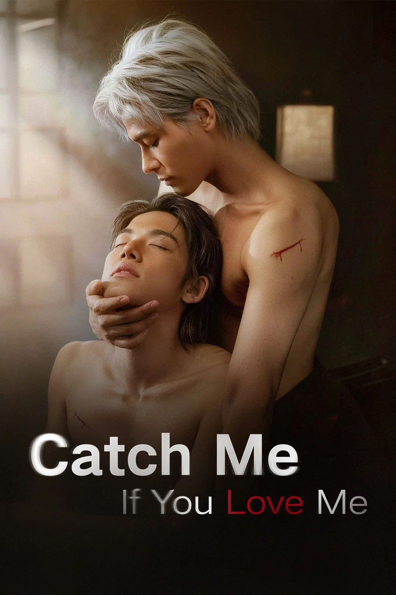 Poster chính thức của phim Phim Tâm Lý, Phim Hình Sự "Chuột Yêu Mèo" (Catch Me If You Love Me - 2025), với sự tham gia của diễn viên Weeravich Bumpensawat và Krit Songdechakraiwut.