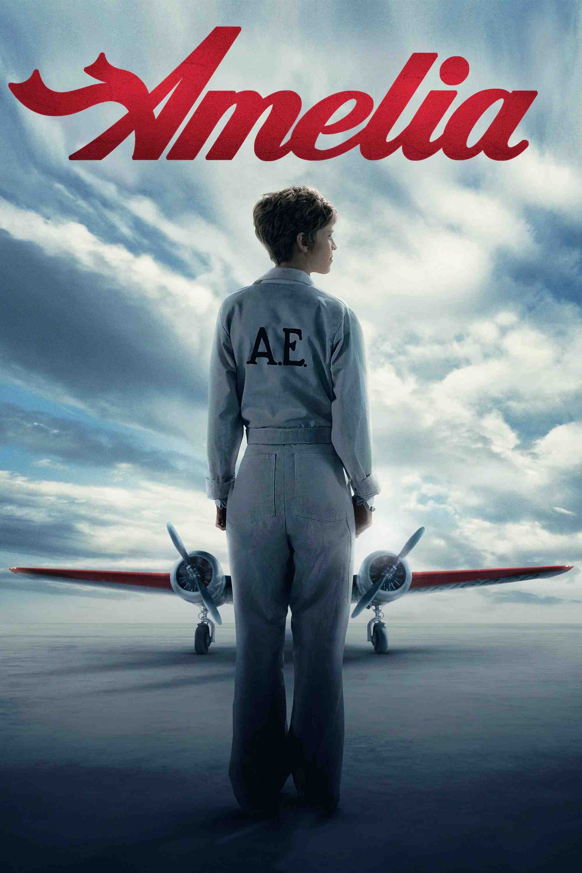 Poster chính thức của phim Phim Phiêu Lưu, Phim Tâm Lý "Chuyến Bay Cuối Cùng Của Amelia" (Amelia - 2009), với sự tham gia của diễn viên Hilary Swank và Richard Gere.