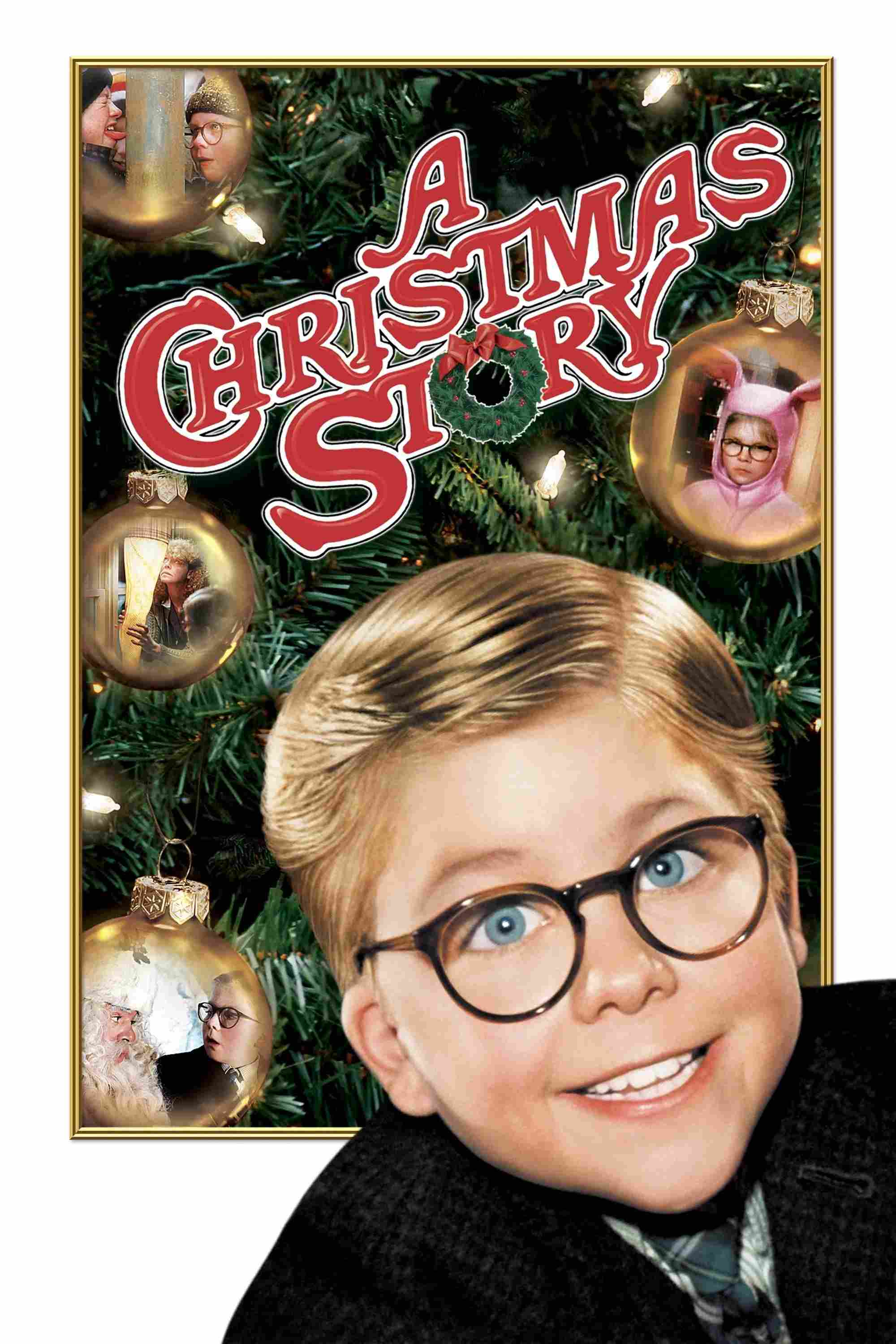 Poster chính thức của phim Phim Hài, Phim Gia Đình "Chuyện Giáng Sinh" (A Christmas Story - 1983), với sự tham gia của diễn viên Melinda Dillon và Darren McGavin.