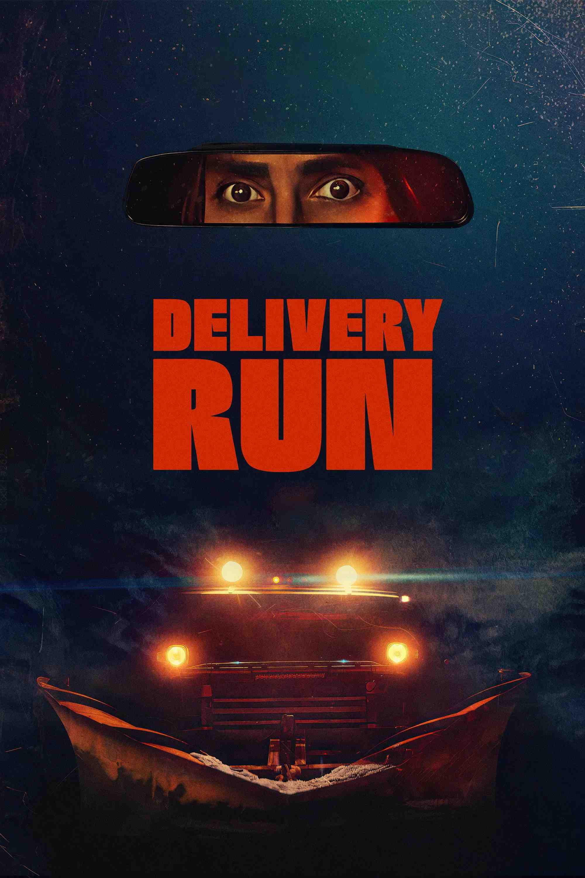 Poster chính thức của phim Phim Hành Động, Phim Giật Gân "Chuyến Giao Hàng Sinh Tử" (Delivery Run - 2025), với sự tham gia của diễn viên Alexander Arnold và Arthur Sylense.