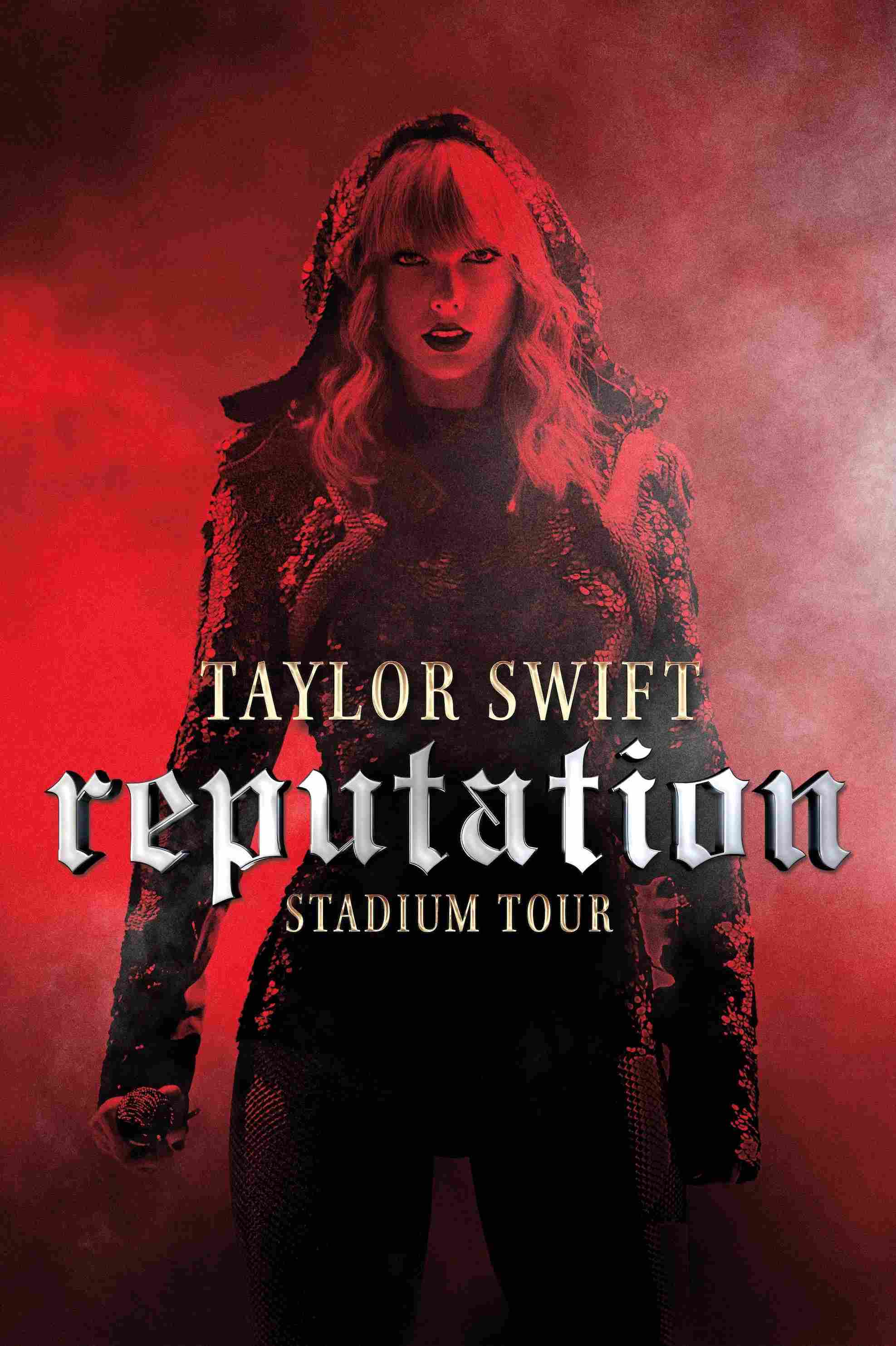 Poster chính thức của phim Phim Ca Nhạc "Chuyến Lưu Diễn Reputation Của Taylor Swift" (Taylor Swift: Reputation Stadium Tour - 2018), với sự tham gia của diễn viên Taylor Swift và Charli xcx.
