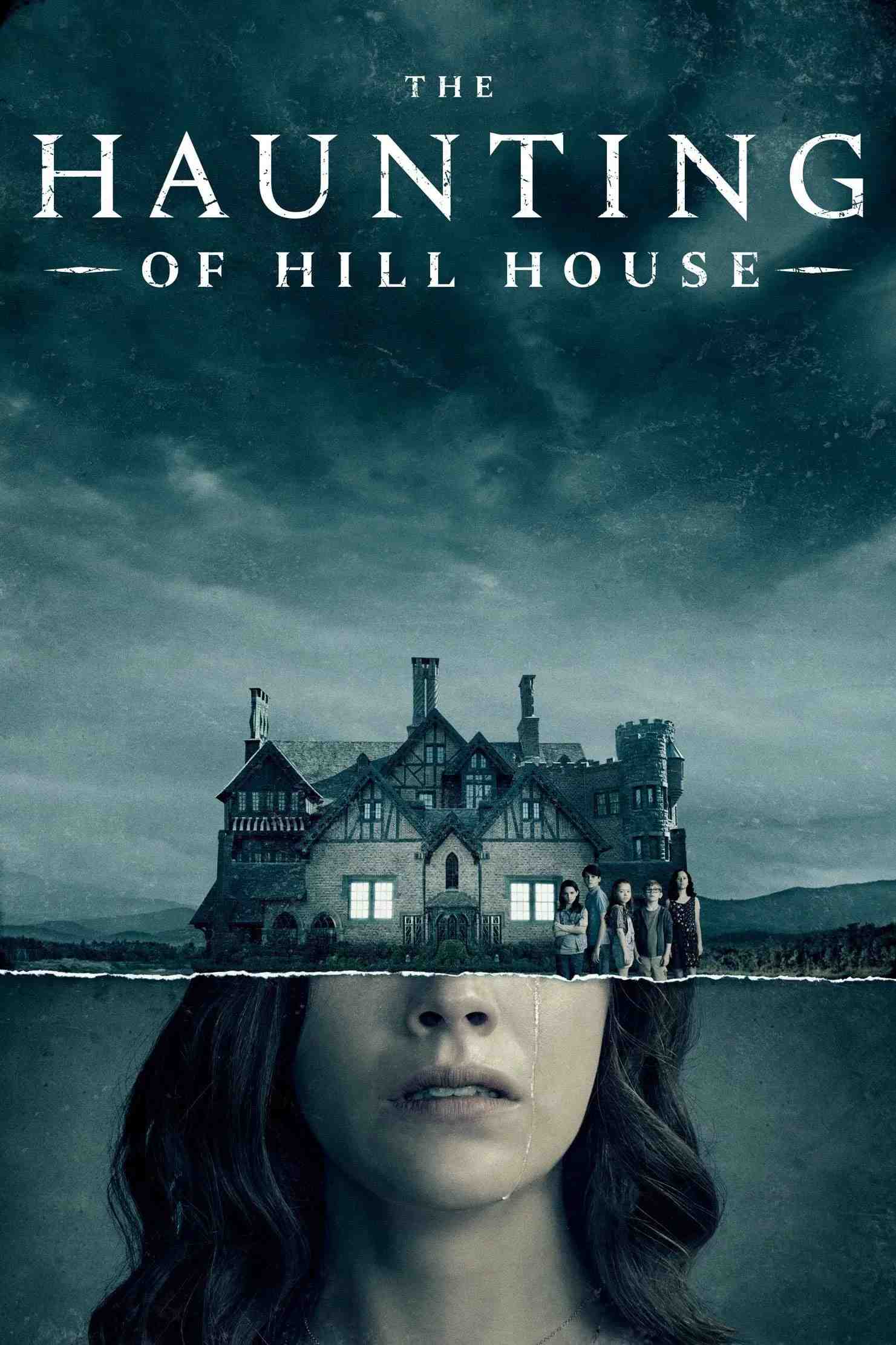 Poster chính thức của phim Phim Bí Ẩn, Phim Tâm Lý "Chuyện ma ám ở căn nhà họ Hill" (The Haunting of Hill House - 2018), với sự tham gia của diễn viên Michiel Huisman và Elizabeth Reaser.
