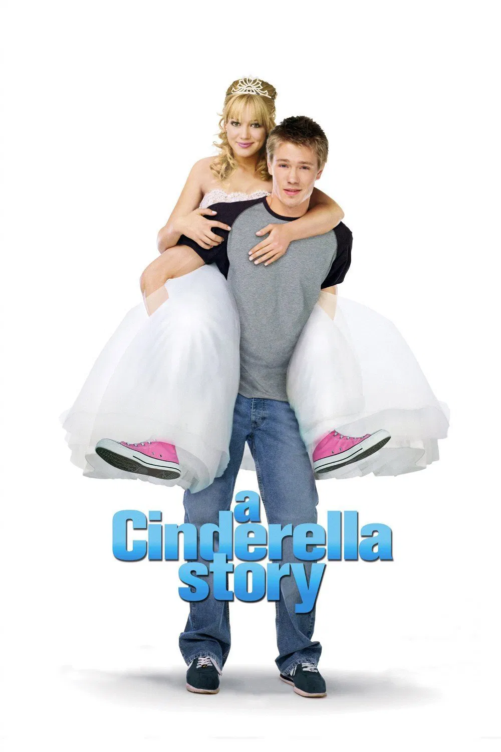 Poster chính thức của phim Phim Hài, Phim Gia Đình "Chuyện Nàng Lọ Lem" (A Cinderella Story - 2004), với sự tham gia của diễn viên Hilary Duff và Chad Michael Murray.