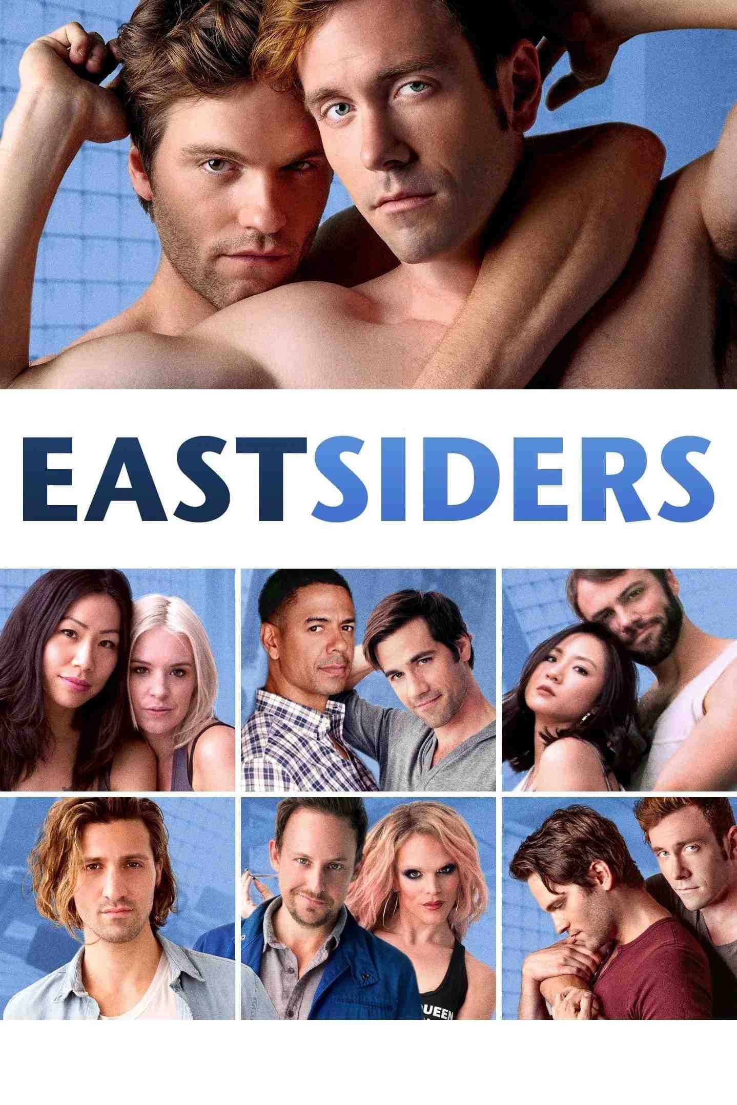 Poster chính thức của phim Phim Tâm Lý, Phim Hài "Chuyện ngoại tình (Phần 1)" (EastSiders - 2012), với sự tham gia của diễn viên Van Hansis và Kit Williamson.