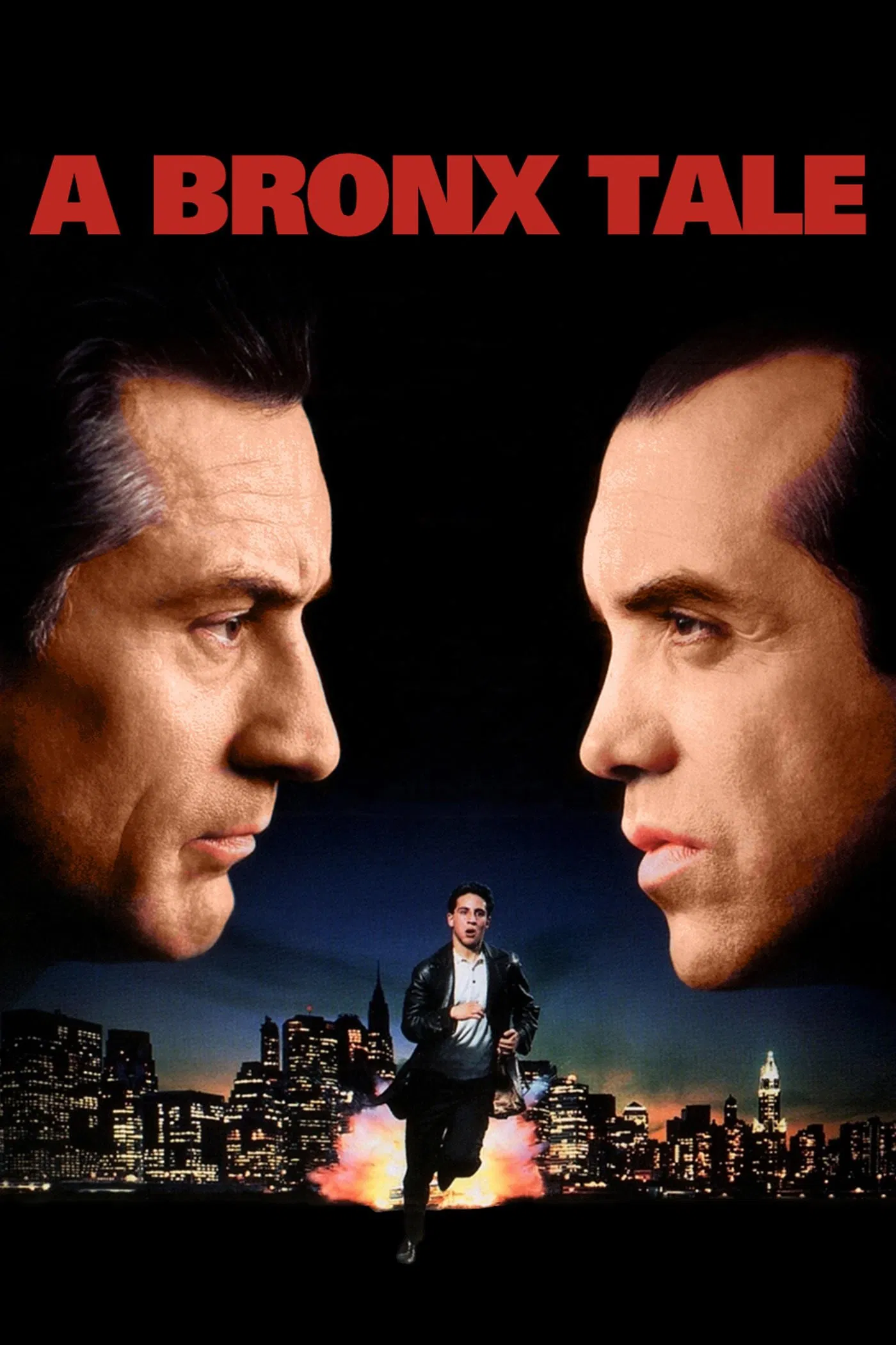 Poster chính thức của phim Phim Tâm Lý, Phim Hình Sự "Chuyện Ở Bronx" (A Bronx Tale - 1993), với sự tham gia của diễn viên Robert De Niro và Chazz Palminteri.