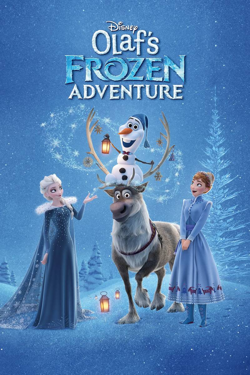 Poster chính thức của phim Phim Hoạt Hình, Phim Gia Đình "Chuyến Phiêu Lưu Của Olaf" (Olaf's Frozen Adventure - 2017), với sự tham gia của diễn viên Josh Gad và Kristen Bell.