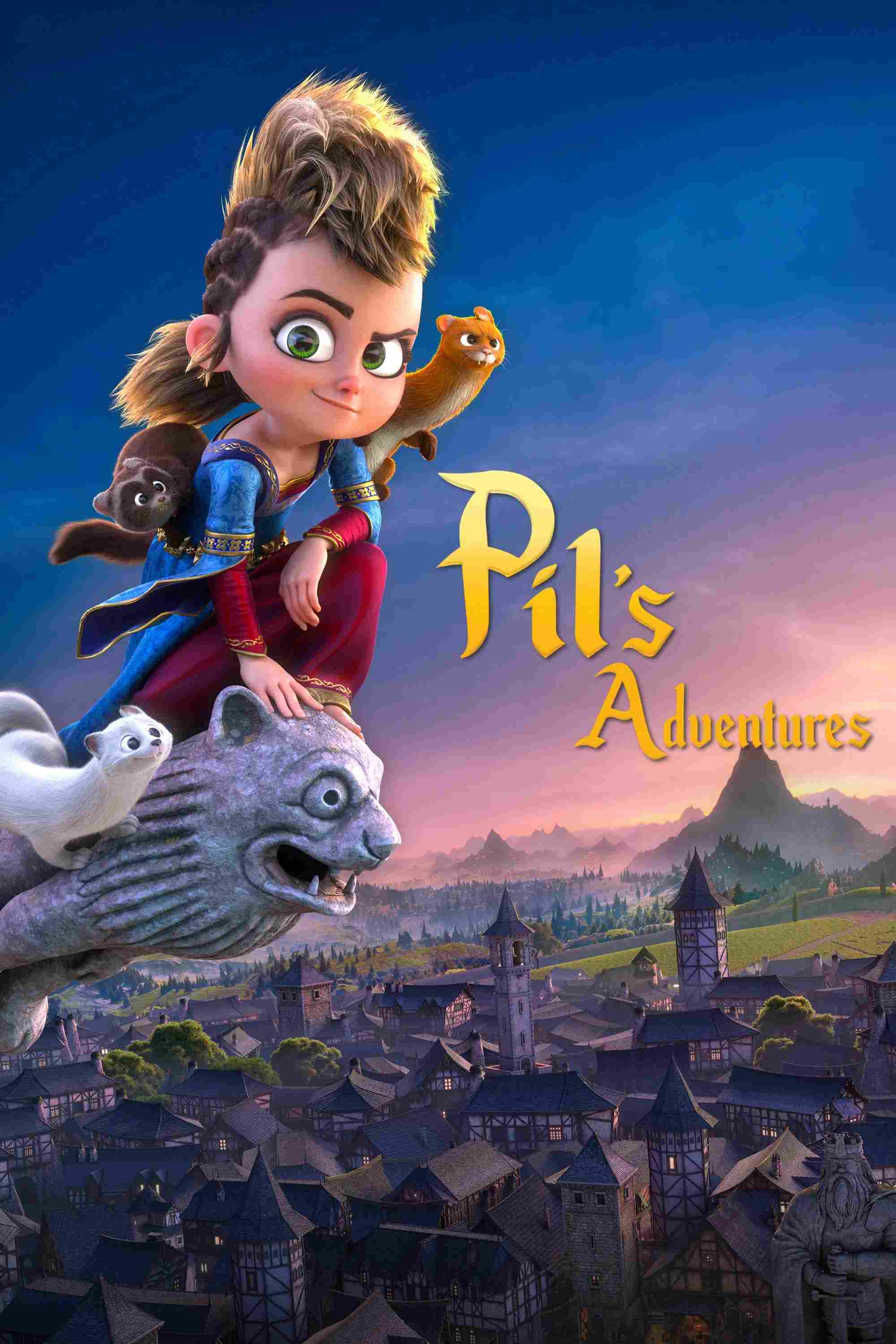 Poster chính thức của phim Phim Hoạt Hình, Phim Phiêu Lưu "Chuyến Phiêu Lưu Của Pil" (Pil's Adventures - 2021), với sự tham gia của diễn viên Kaycie Chase và Pierre Tessier.