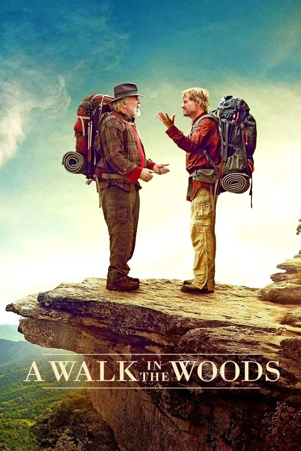 Poster chính thức của phim Phim Phiêu Lưu, Phim Hài "Chuyến Phiêu Lưu Đáng Nhớ" (A Walk in the Woods - 2015), với sự tham gia của diễn viên Robert Redford và Nick Nolte.